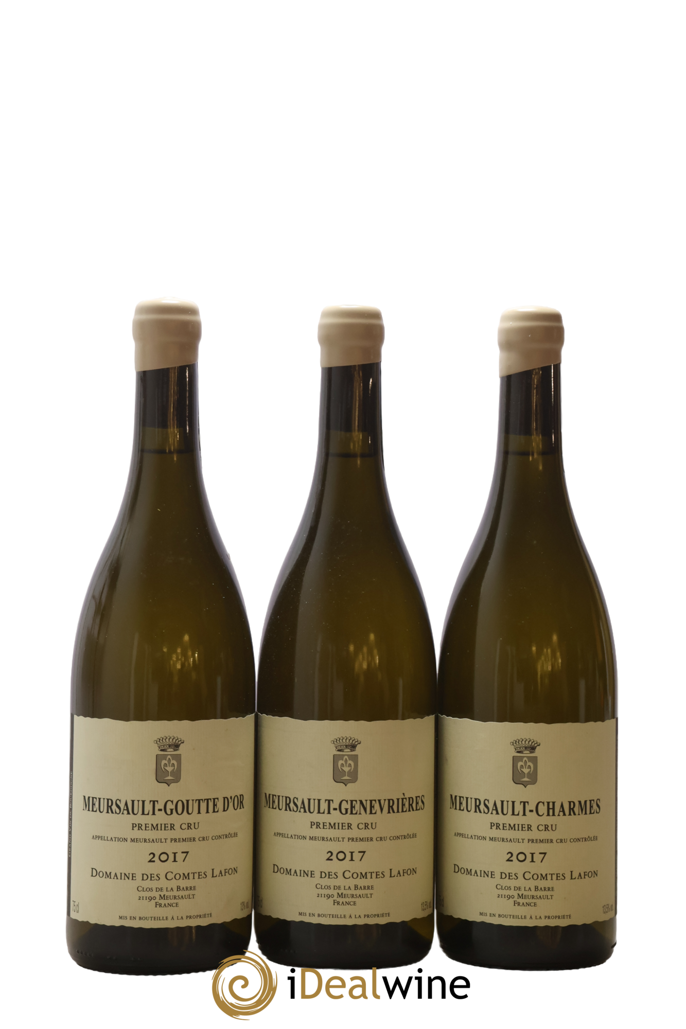 Meursault 1er Cru Caisse Prestige 6 Climats Comtes Lafon (Domaine des)  2017 - Lot de 6 bouteilles - 2