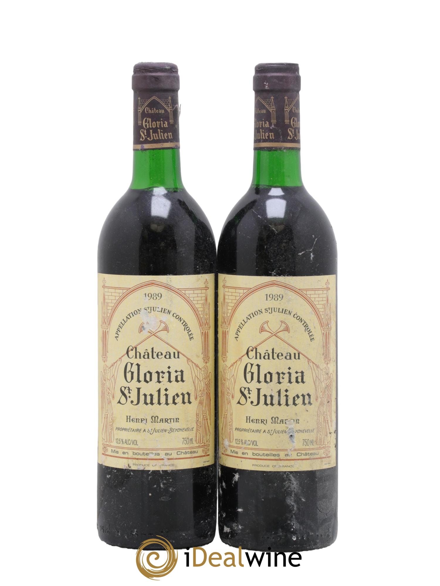 Château Gloria 1989 - Posten von 2 Flaschen - 0