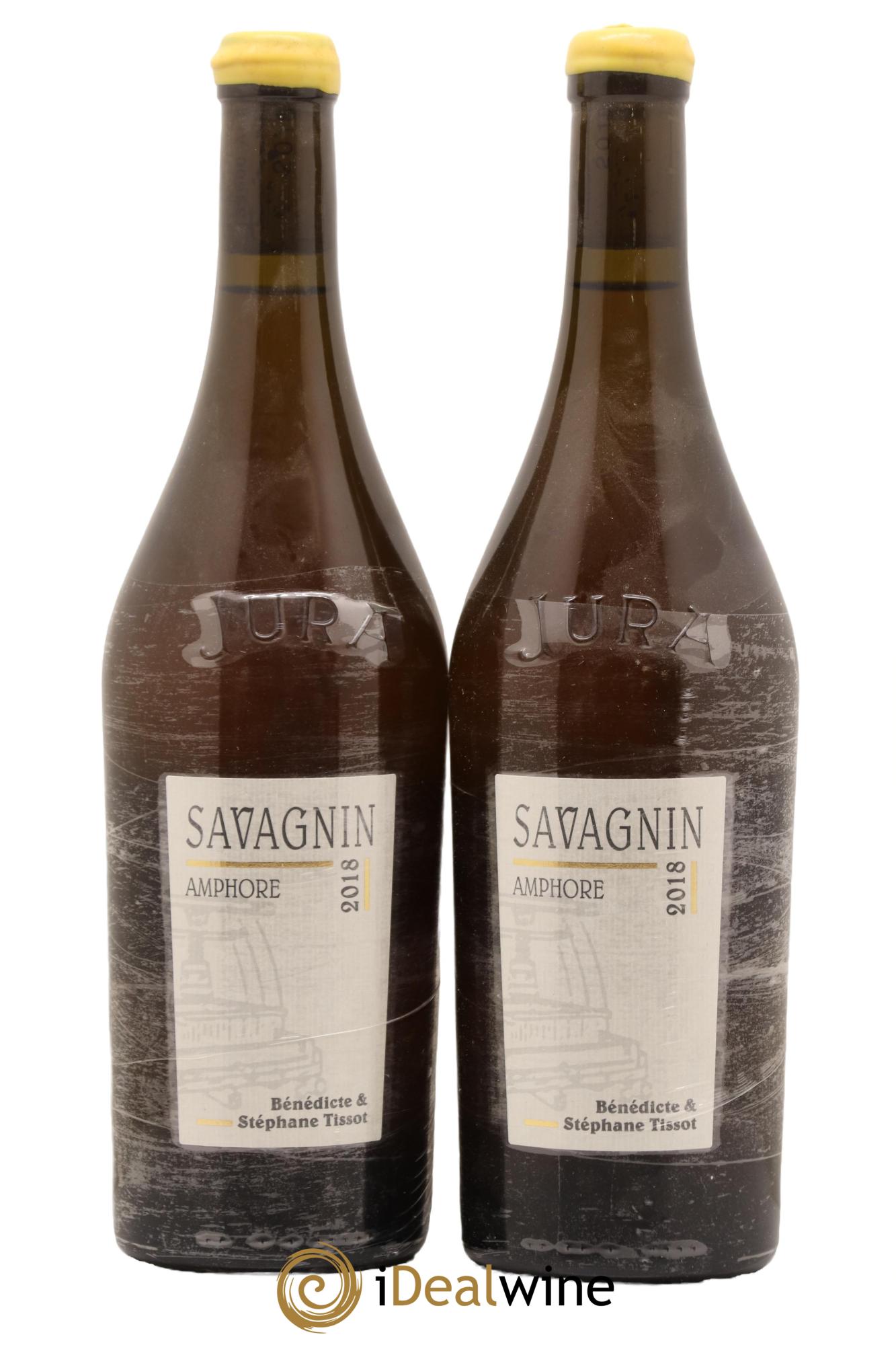 Arbois Savagnin En Amphore Bénédicte et Stéphane Tissot 2018 - Lot de 2 bouteilles - 0