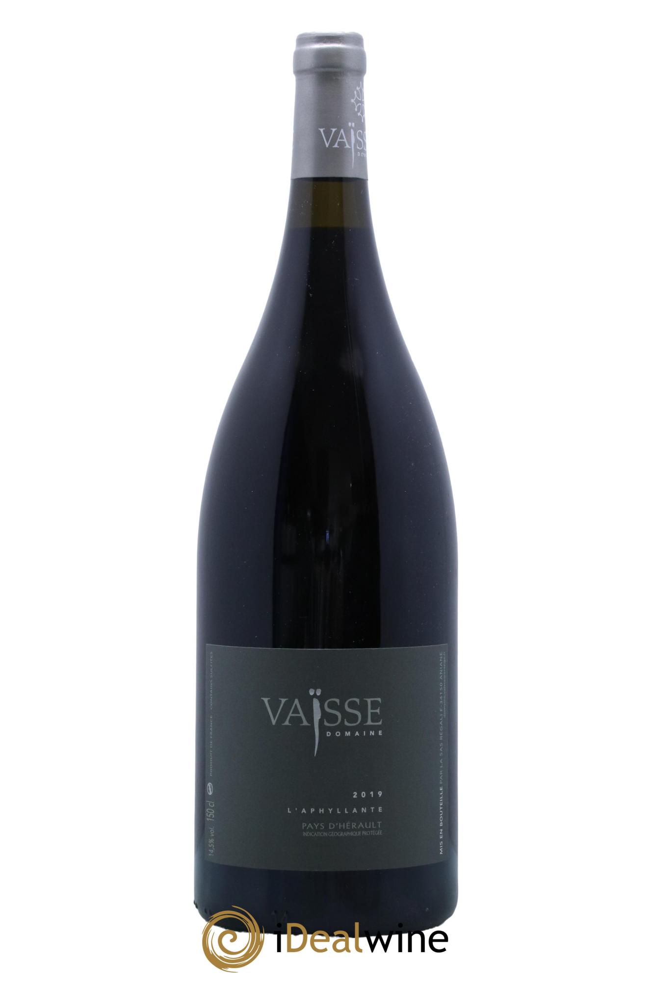 Pays d'Hérault L'Aphyllante Vaisse (Domaine) 2019 - Lot de 1 magnum - 0