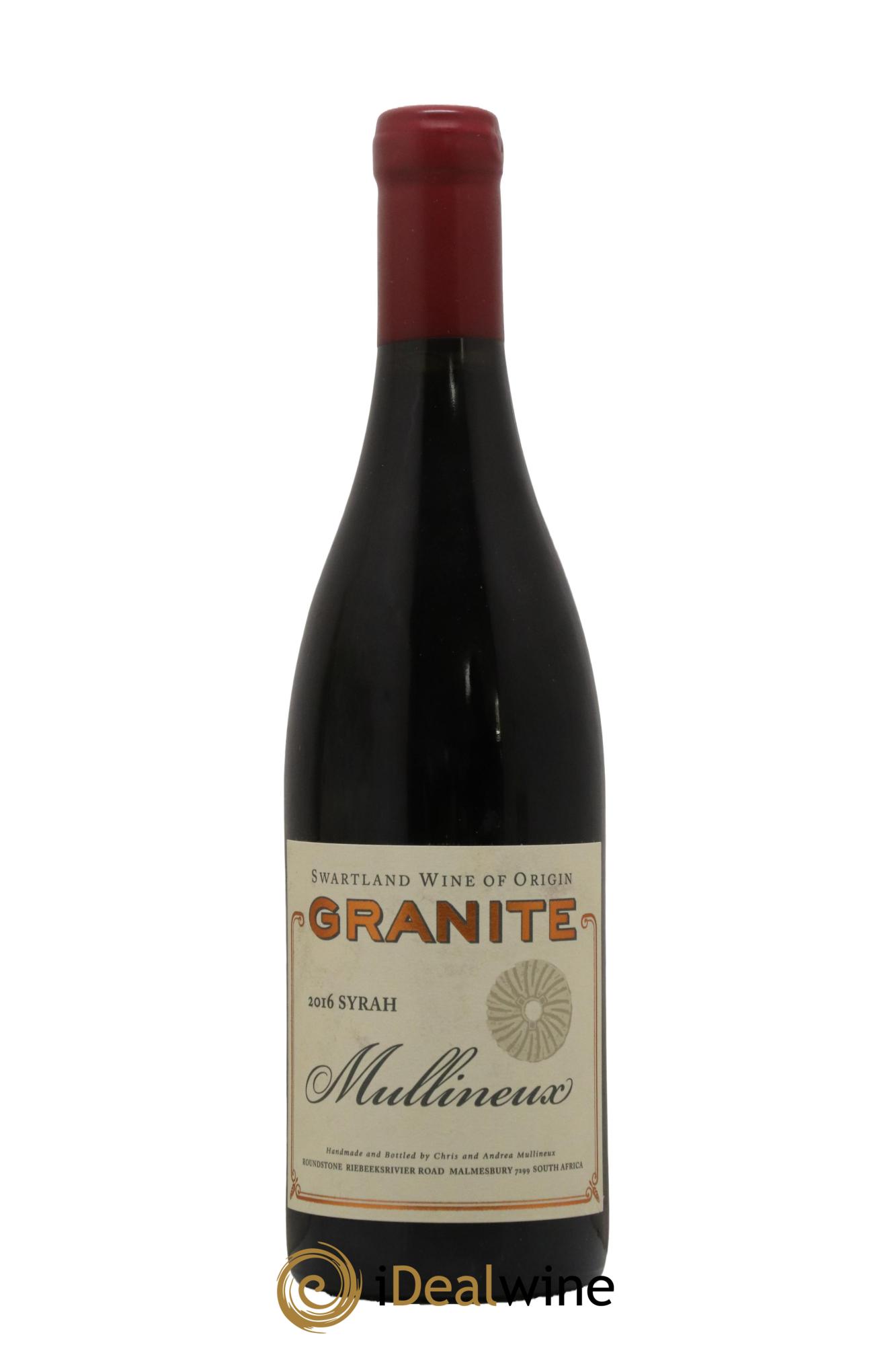 Afrique du Sud Granite Syrah Mullineux 2016 - Posten von 1 Flasche - 0