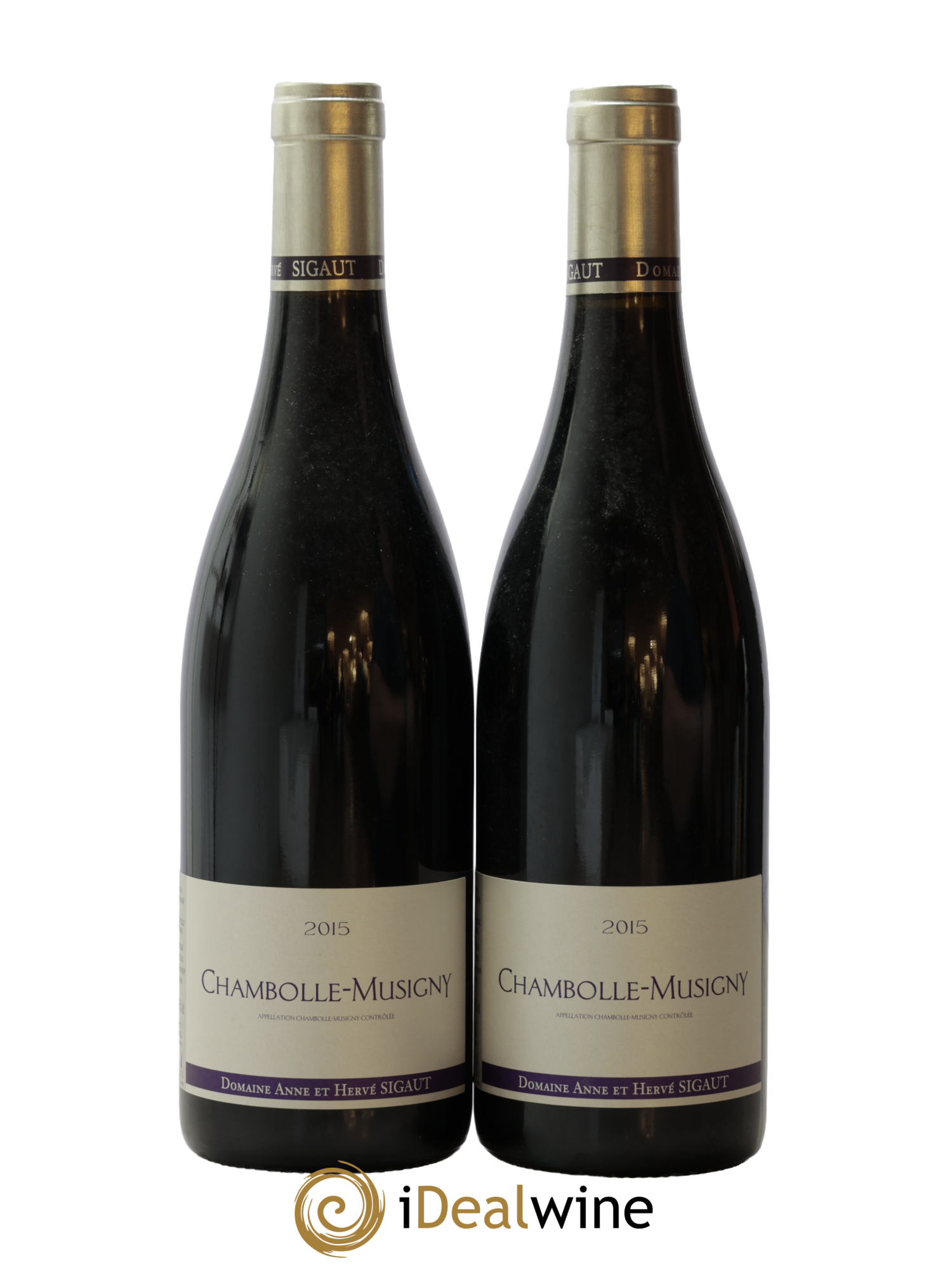Chambolle-Musigny Anne et Hervé Sigaut (Domaine) 2015 - Lot of 2 bottles - 0