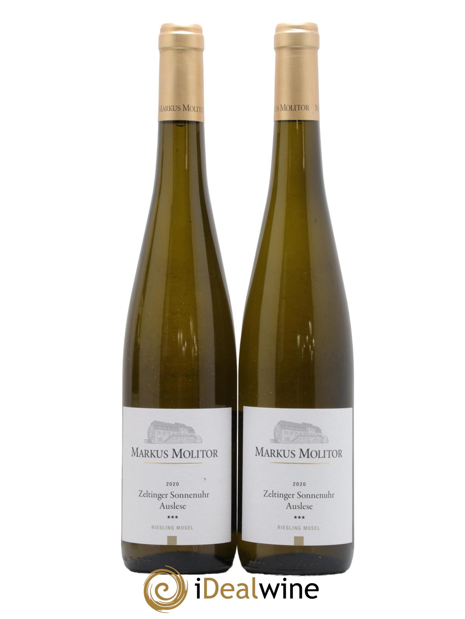 Riesling Markus Molitor Zeltinger Sonnenuhr Auslese Gold Capsule°°° 2020 - Lot of 2 bottles - 0