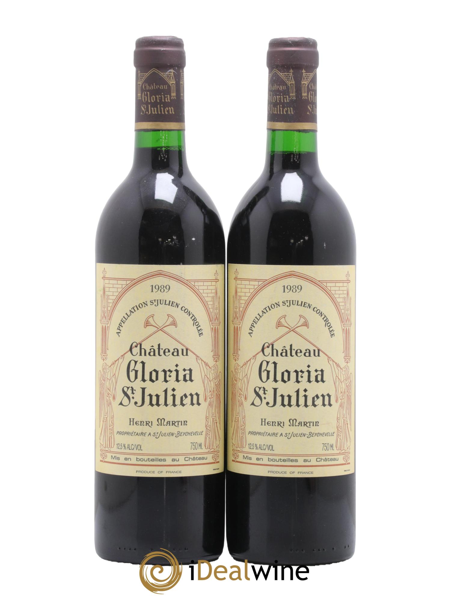 Château Gloria 1989 - Posten von 2 Flaschen - 0