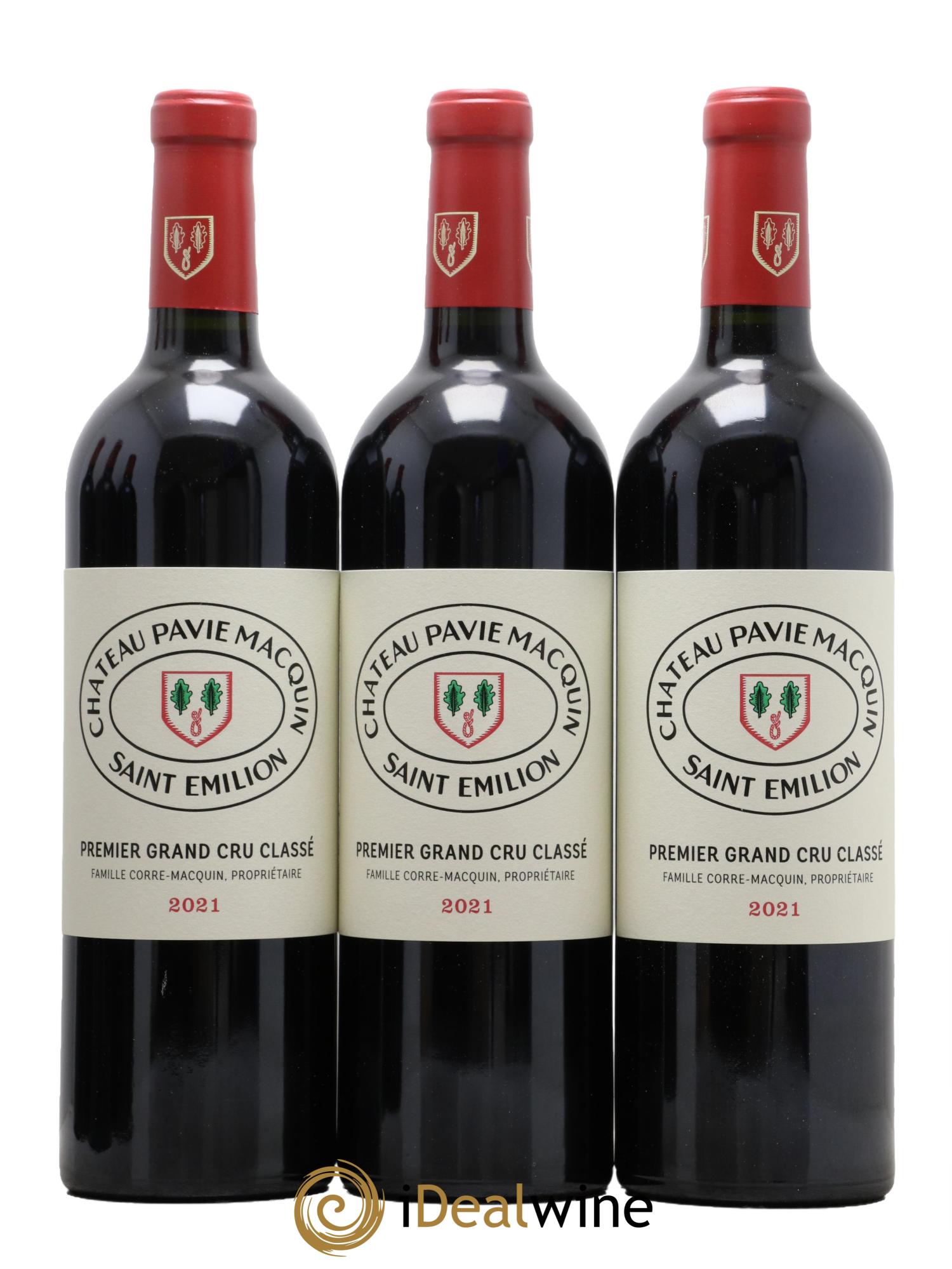Château Pavie Macquin 1er Grand Cru Classé B 2021 - Lot de 6 bouteilles - 1
