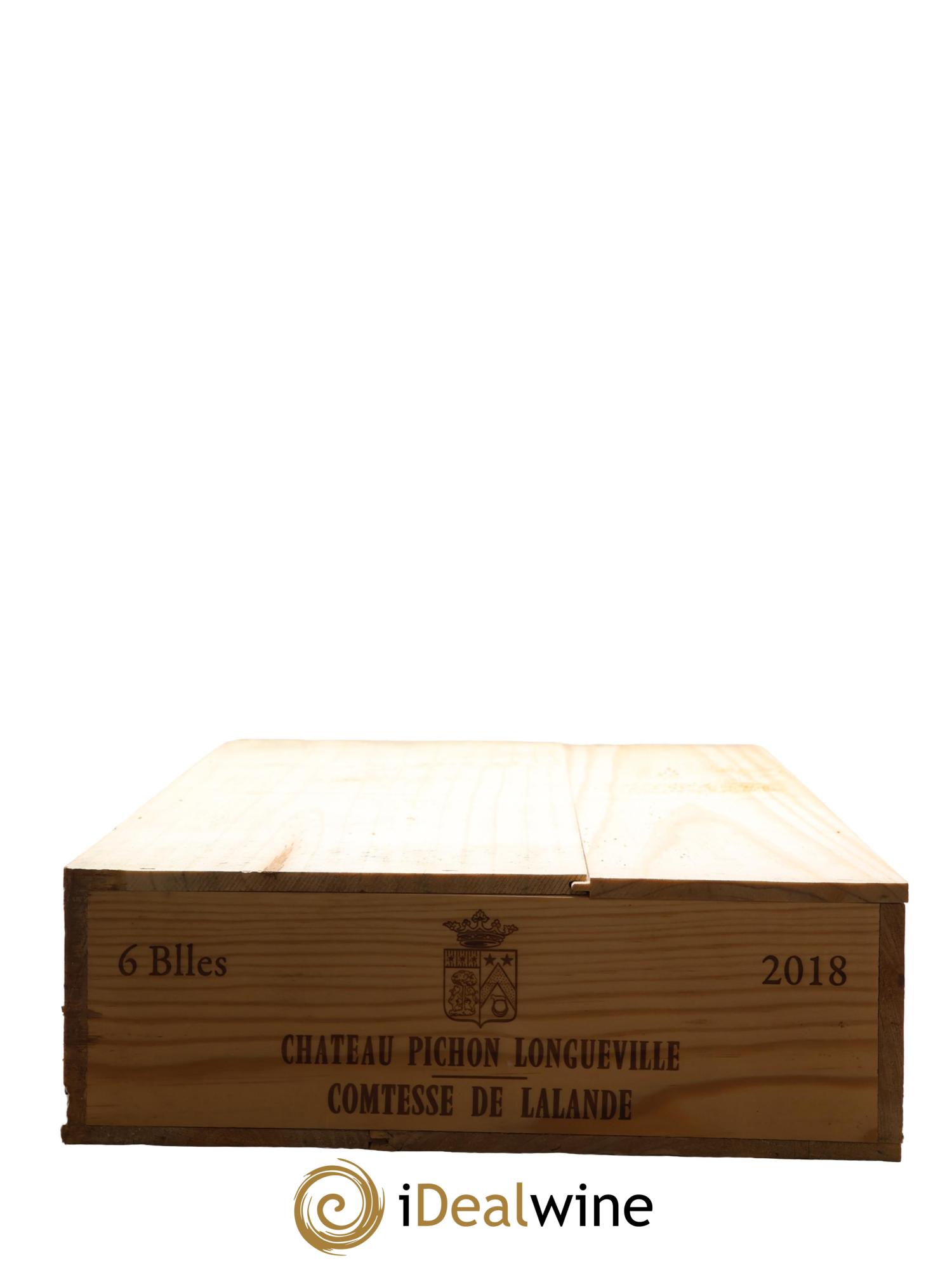 Château Pichon Longueville Comtesse de Lalande 2ème Grand Cru Classé 2018 - Lot de 6 bouteilles - 5
