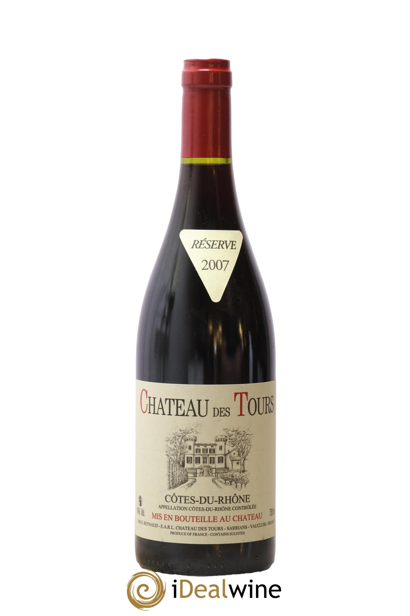 Côtes-du-Rhône Château des Tours Emmanuel Reynaud 2007 - Posten von 1 Flasche - 0