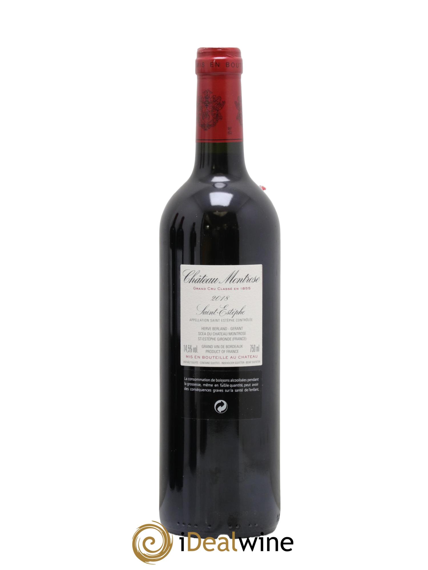 Château Montrose 2ème Grand Cru Classé 2018 - Lotto di 1 bottiglia - 1