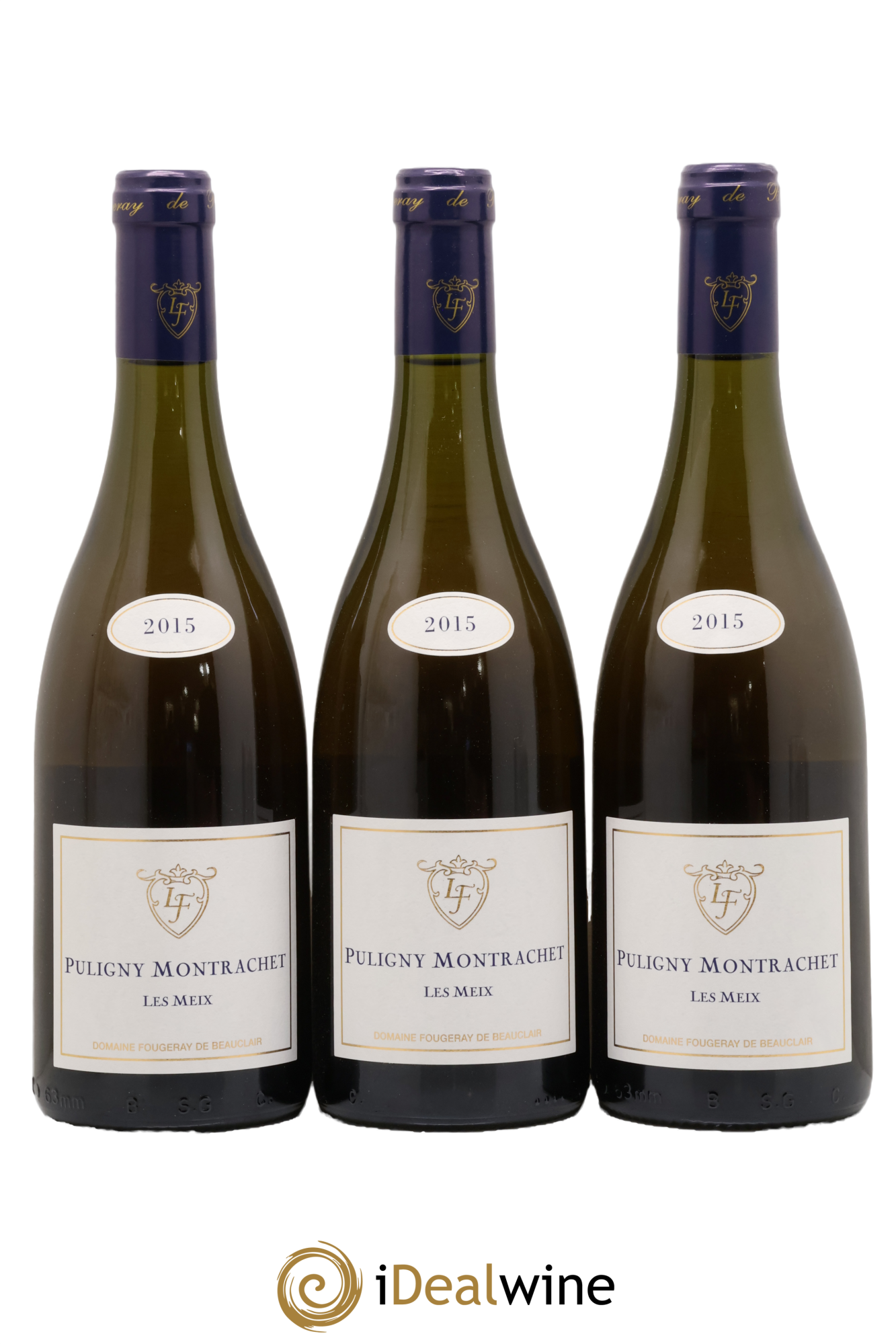 Puligny-Montrachet Les Meix Fougeray de Beauclair 2015 - Lot de 3 bouteilles - 0