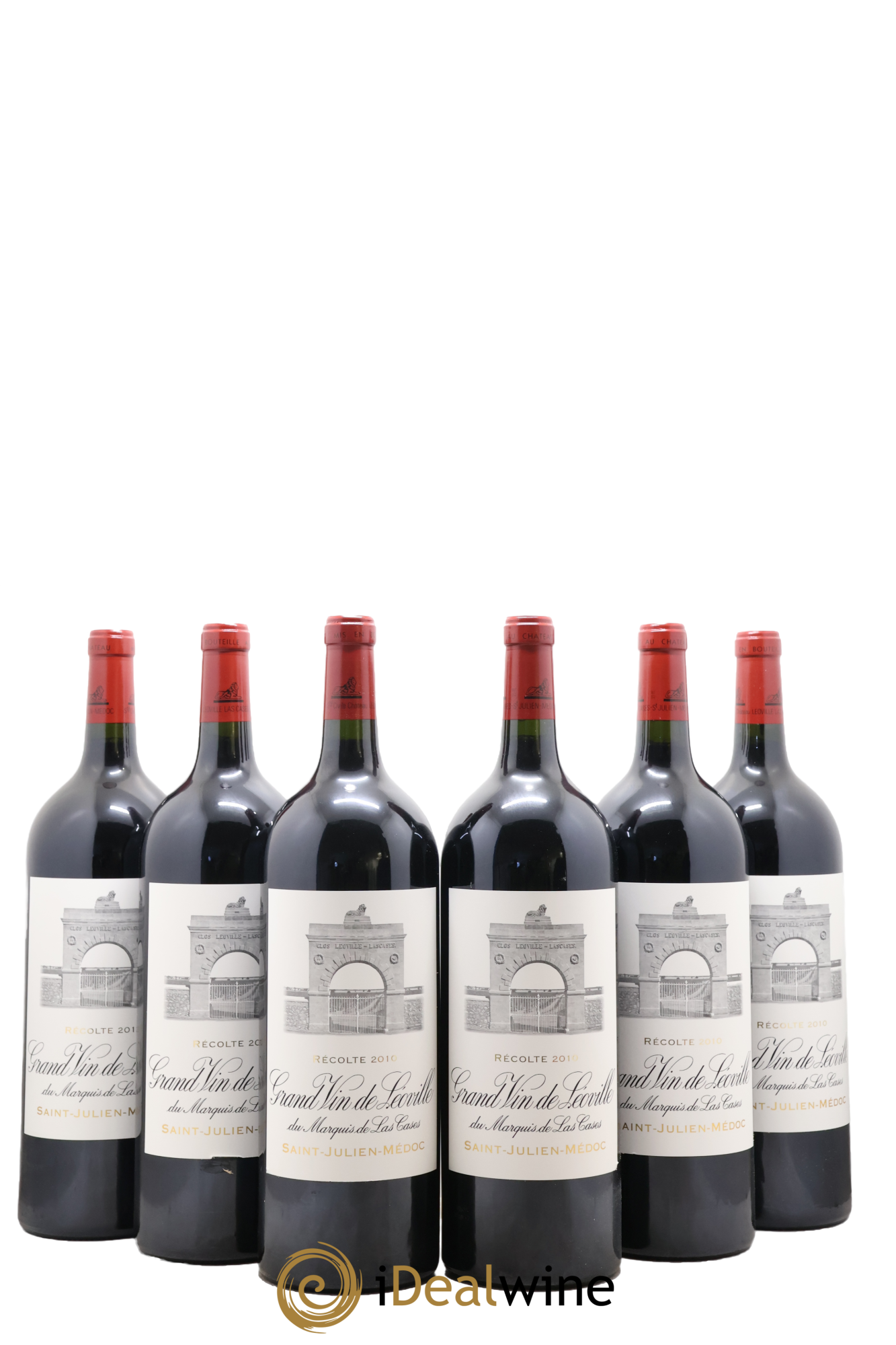 Château Léoville Las Cases 2ème Grand Cru Classé 2010 - Lot de 6 magnums - 0