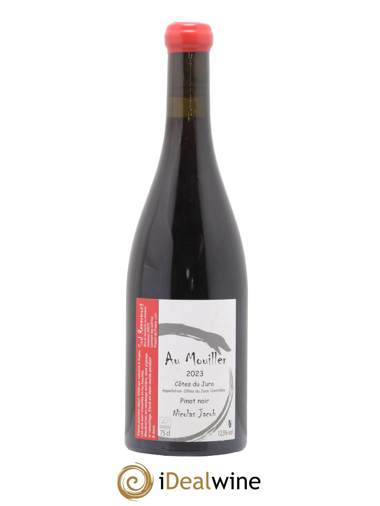 Côtes du Jura Pinot Noir Au Mouiller Nicolas Jacob 2023 - Lot de 1 bouteille - 0