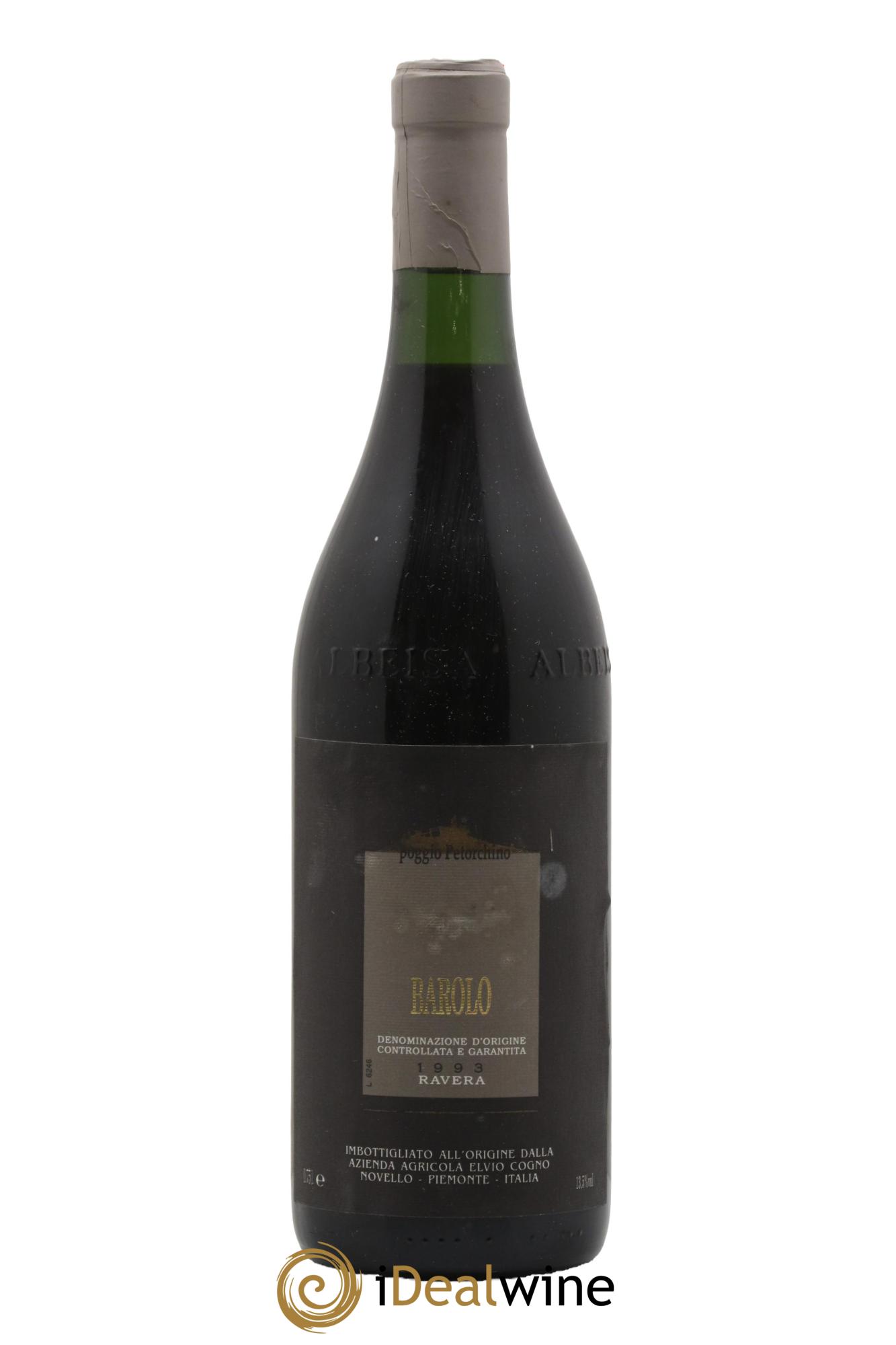 Barolo DOCG Ravera Elvio Cogno 1993 - Lot of 1 bottle - 0
