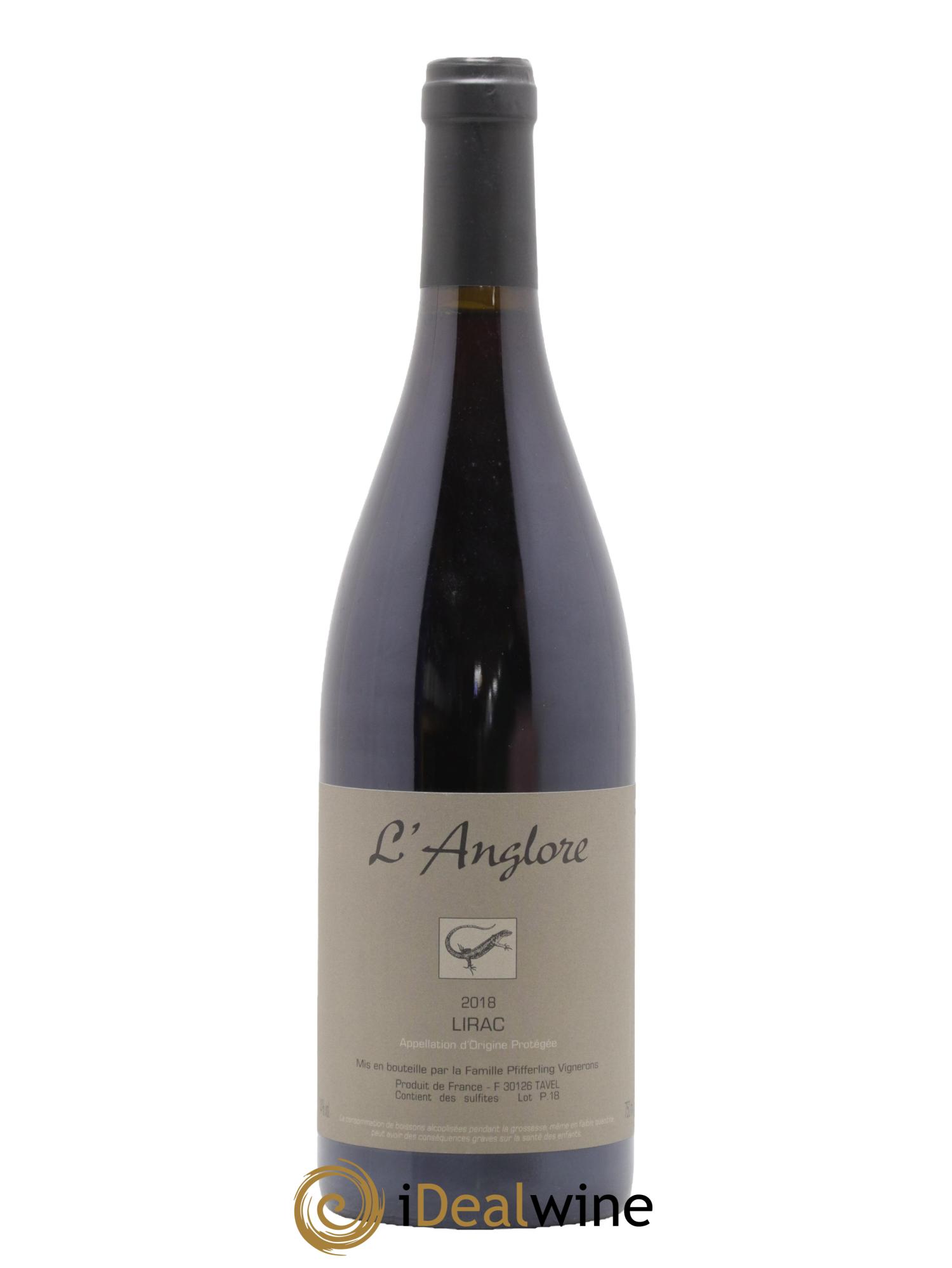 Lirac L'Anglore 2018 - Lot of 1 bottle - 0