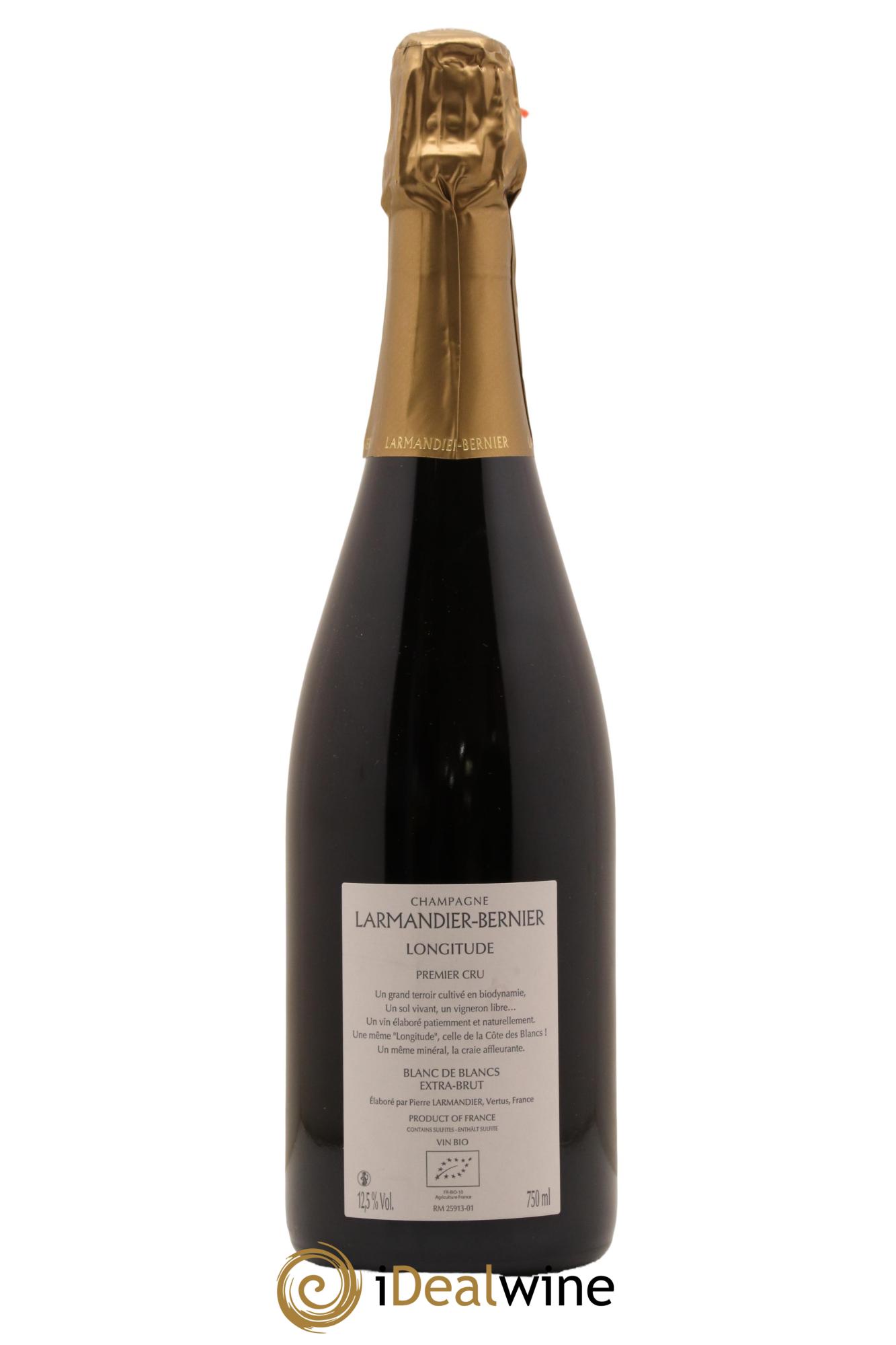 Longitude Blanc de Blancs 1er Cru Extra-Brut Larmandier-Bernier - Lot de 1 bouteille - 1