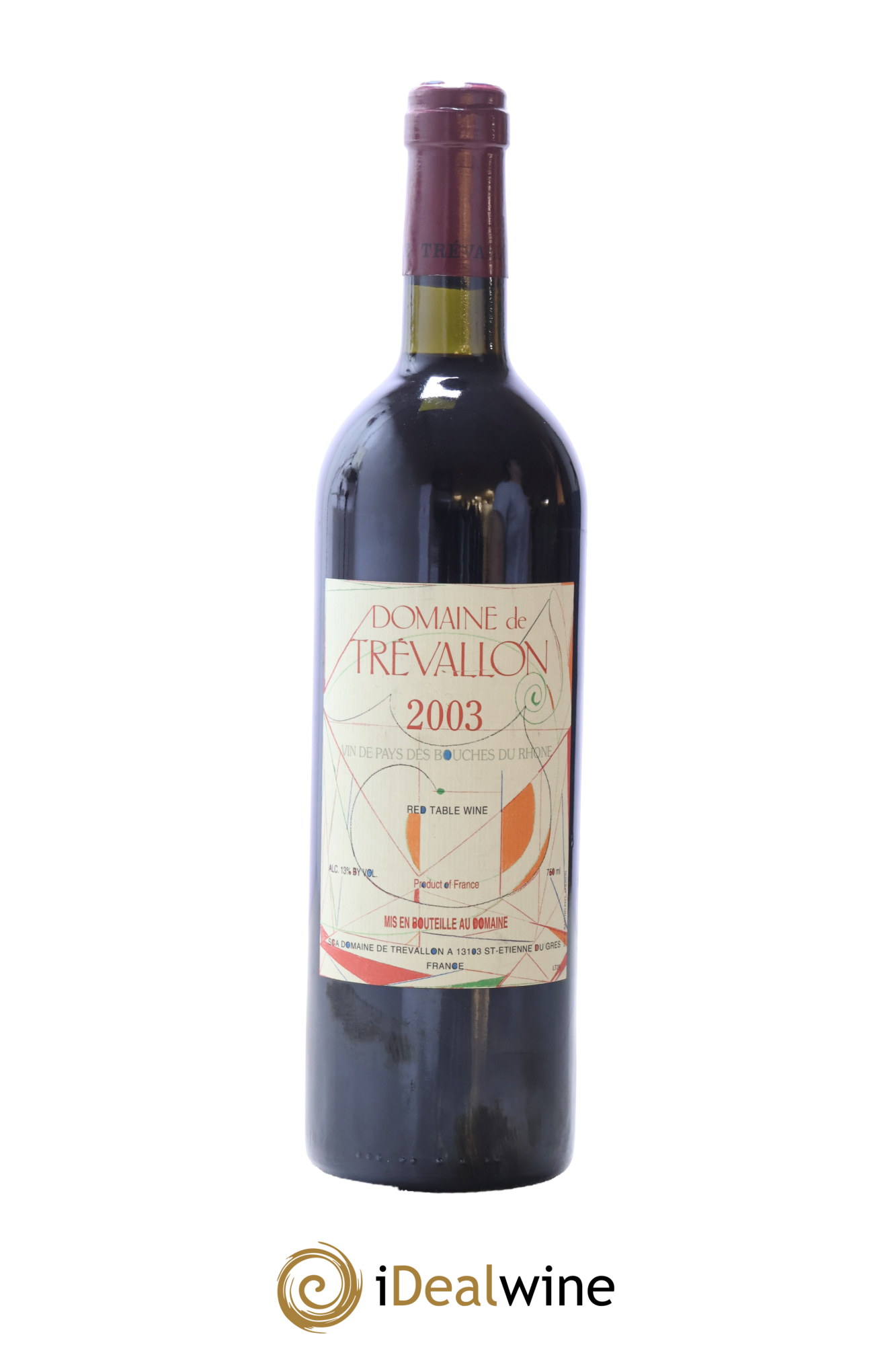 VDP Bouches du Rhône Trévallon (Domaine de) Eloi Dürrbach 2003 - Lot de 1 bouteille - 0