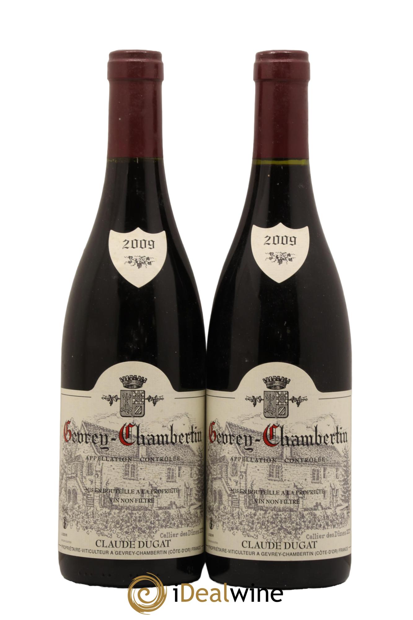 Gevrey-Chambertin Claude Dugat 2009 - Lot de 2 bouteilles - 0
