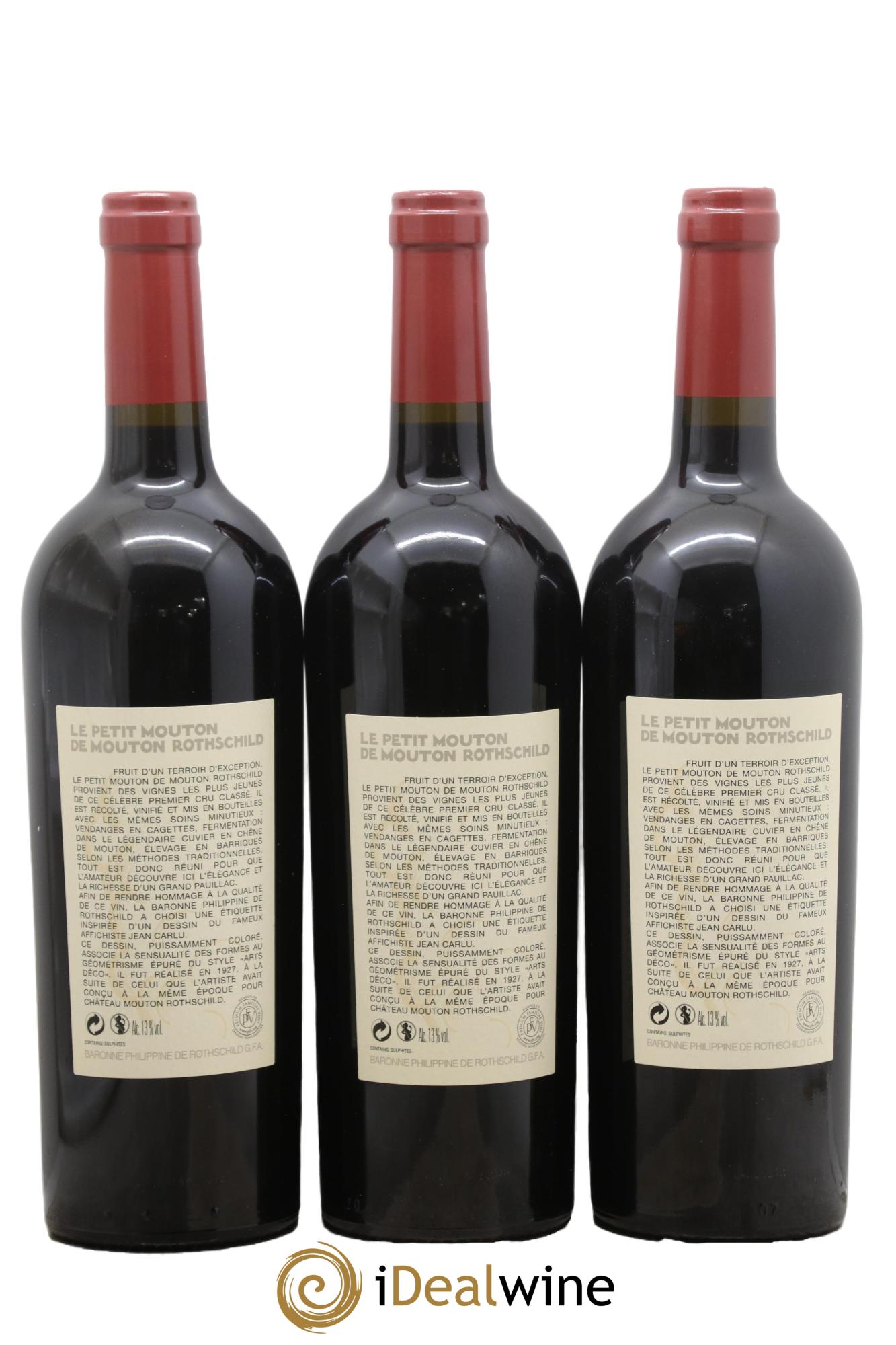 Petit Mouton Second Vin 2008 - Posten von 3 Flaschen - 1