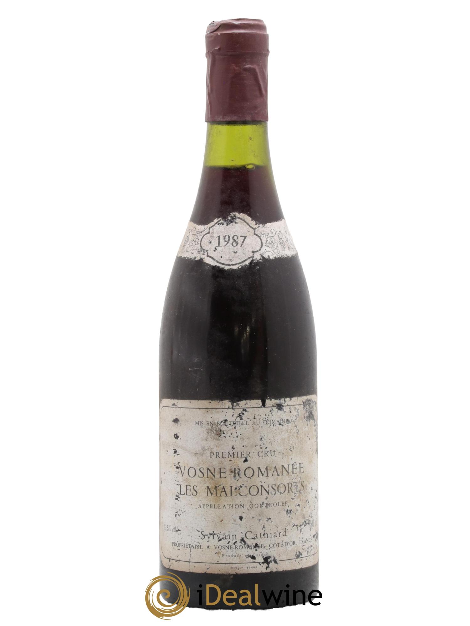 Vosne-Romanée 1er Cru Aux Malconsorts Sylvain Cathiard & Fils 1987 - Lotto di 1 bottiglia - 0