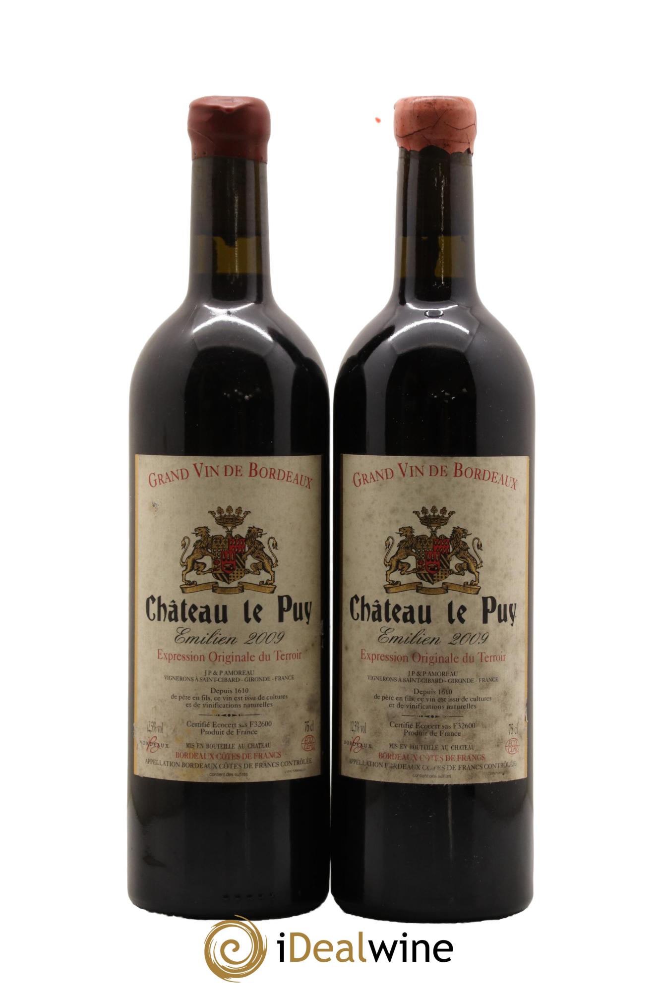 Le Puy - Cuvée Emilien 2009 - Lot de 2 bouteilles - 0