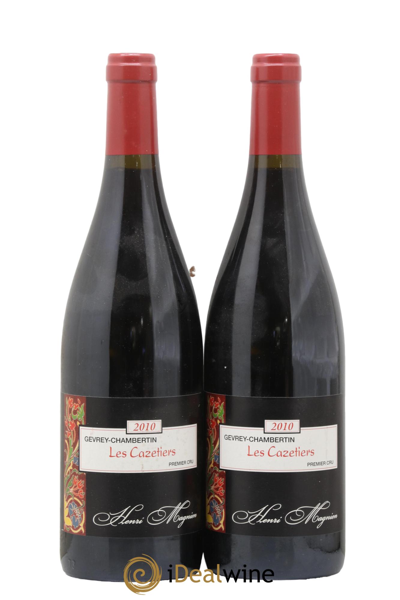 Gevrey-Chambertin 1er Cru Les Cazetiers Henri Magnien (Domaine) 2010 - Lot de 2 bouteilles - 0
