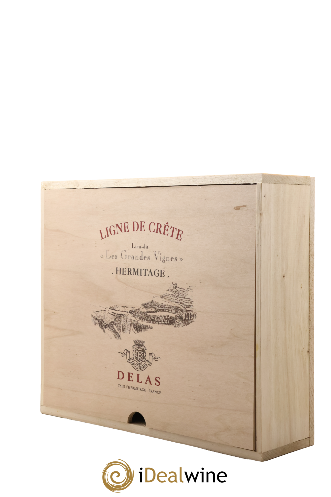 Hermitage Ligne de Crête Les Grandes Vignes Delas Frères - Posten von 4 Flaschen - 1