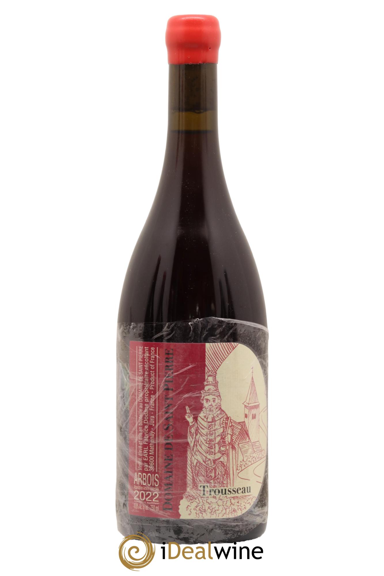 Arbois Trousseau Domaine de Saint-Pierre 2022 - Lot de 1 bouteille - 0