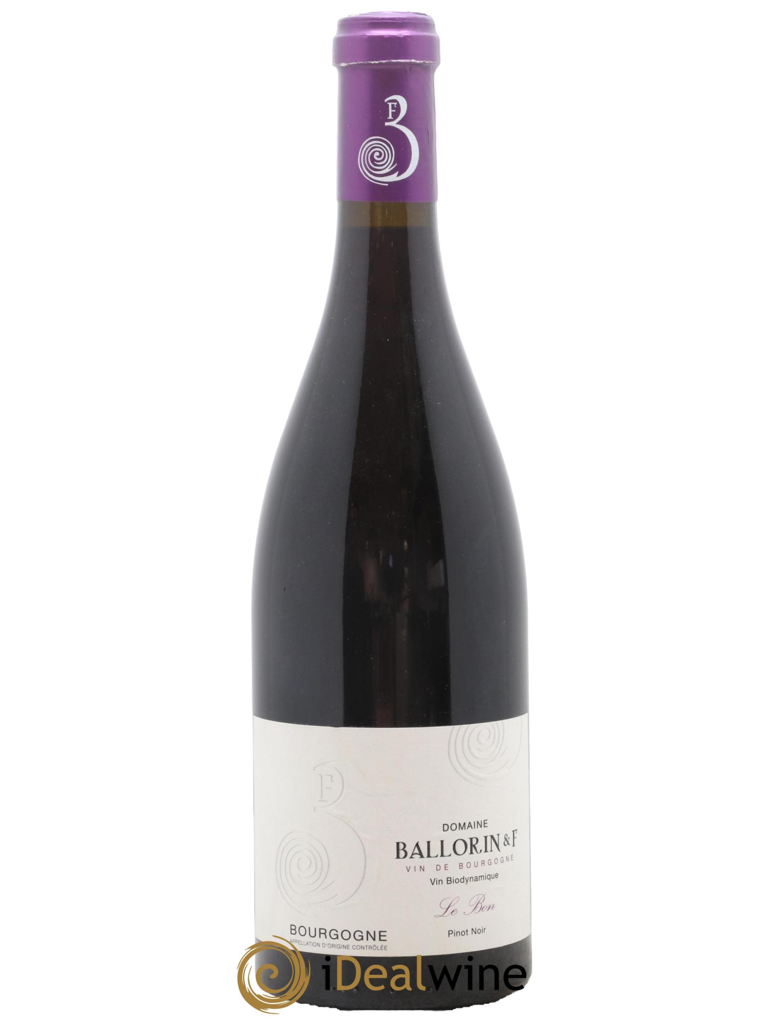 Bourgogne Le Bon Ballorin & F(Domaine) 2016 - Lot de 1 bouteille - 0