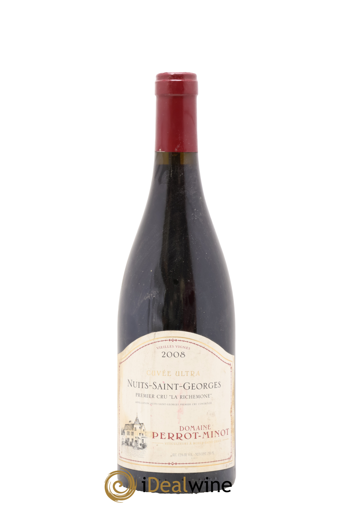 Nuits-Saint-Georges 1er Cru La Richemone Cuvée Ultra Vieilles Vignes Perrot-Minot 2008 - Lot of 1 bottle - 0