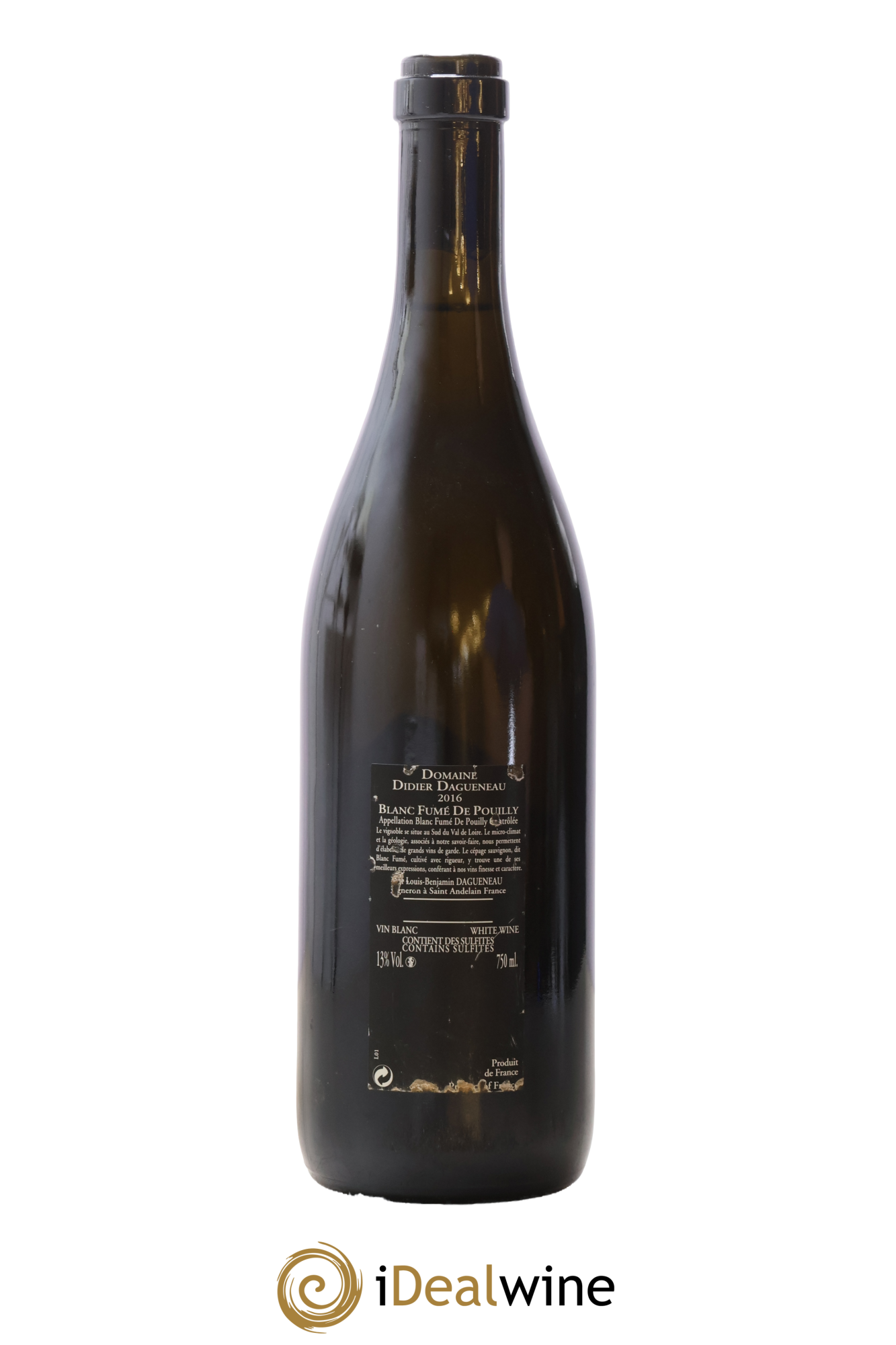 Vin de France (anciennement Pouilly-Fumé) Silex Dagueneau (Domaine Didier - Louis-Benjamin) 2016 - Lot of 1 bottle - 1