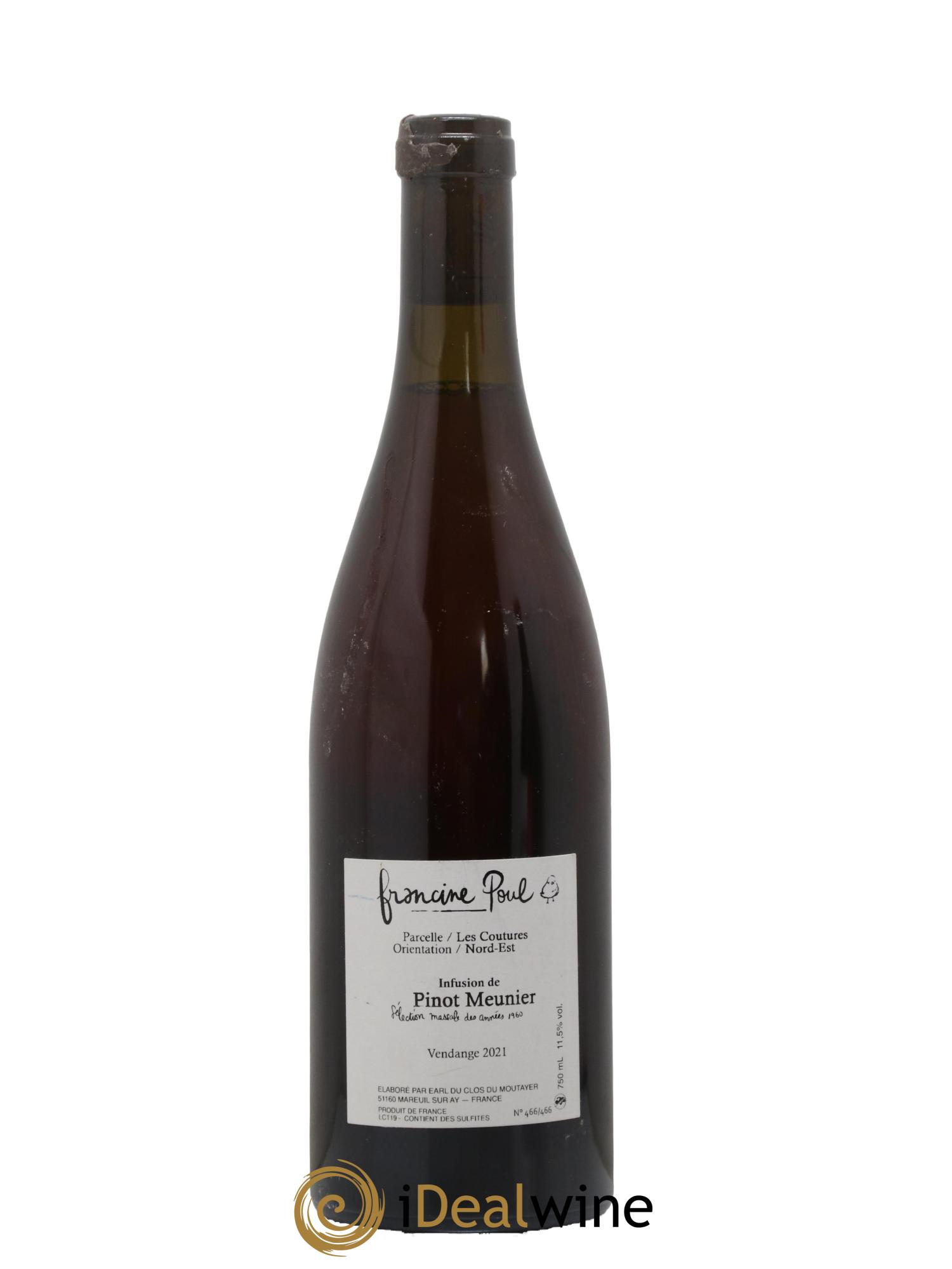 Coteaux Champenois Infusion Francine Poul Antoine Bouvet 2021 - Posten von 1 Flasche - 1