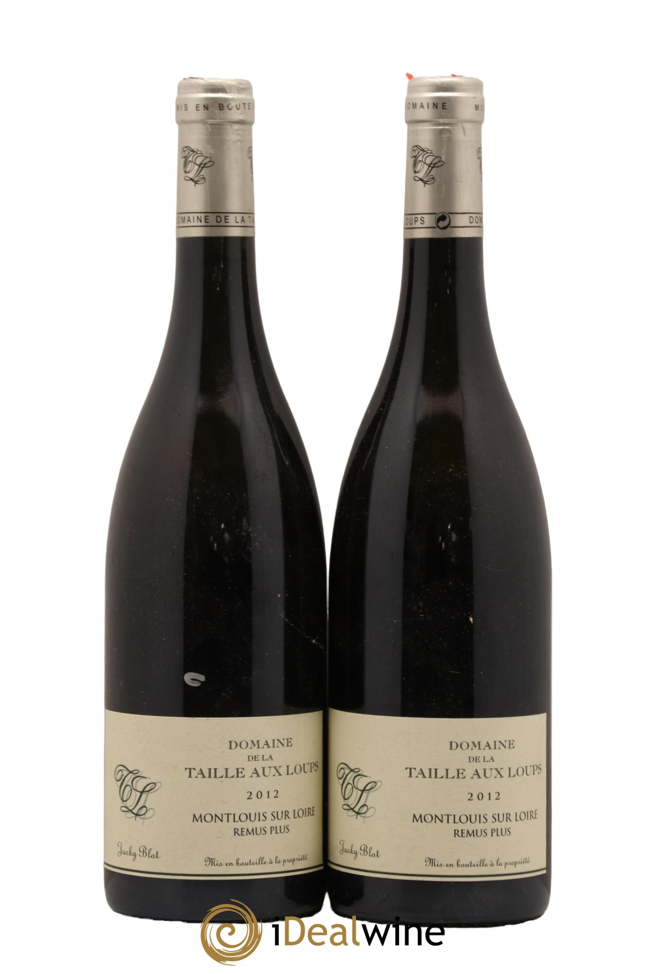 Montlouis-sur-Loire Rémus Plus La Taille aux Loups - Jacky Blot 2012 - Lot de 2 bouteilles - 0