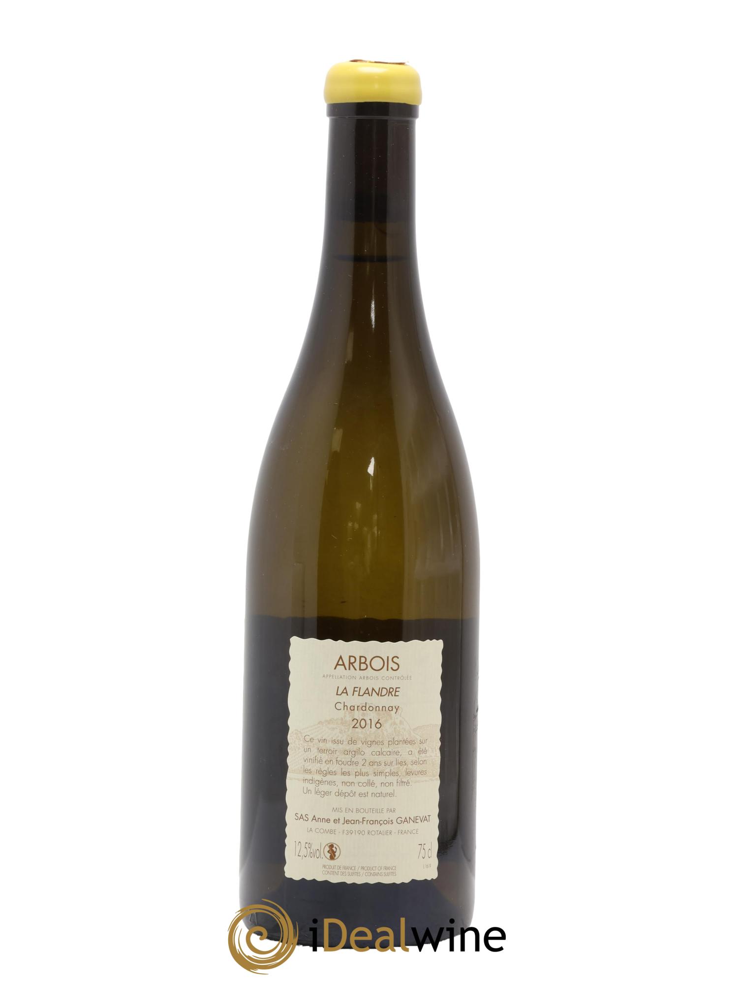 Arbois La Flandre Anne et Jean François Ganevat 2016 - Lot de 1 bouteille - 1