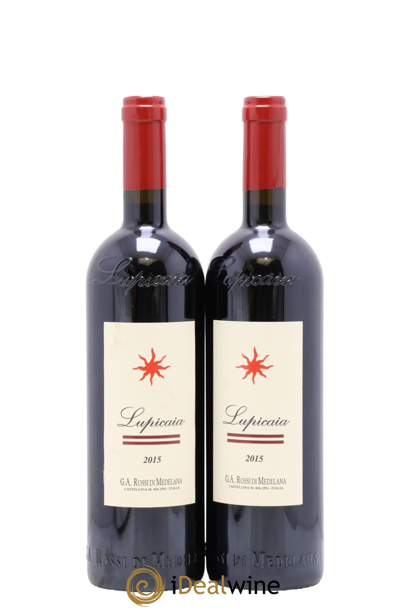 Toscana IGT Lupicaia Rossi di Medelana 2015 - Lot de 2 bouteilles - 0