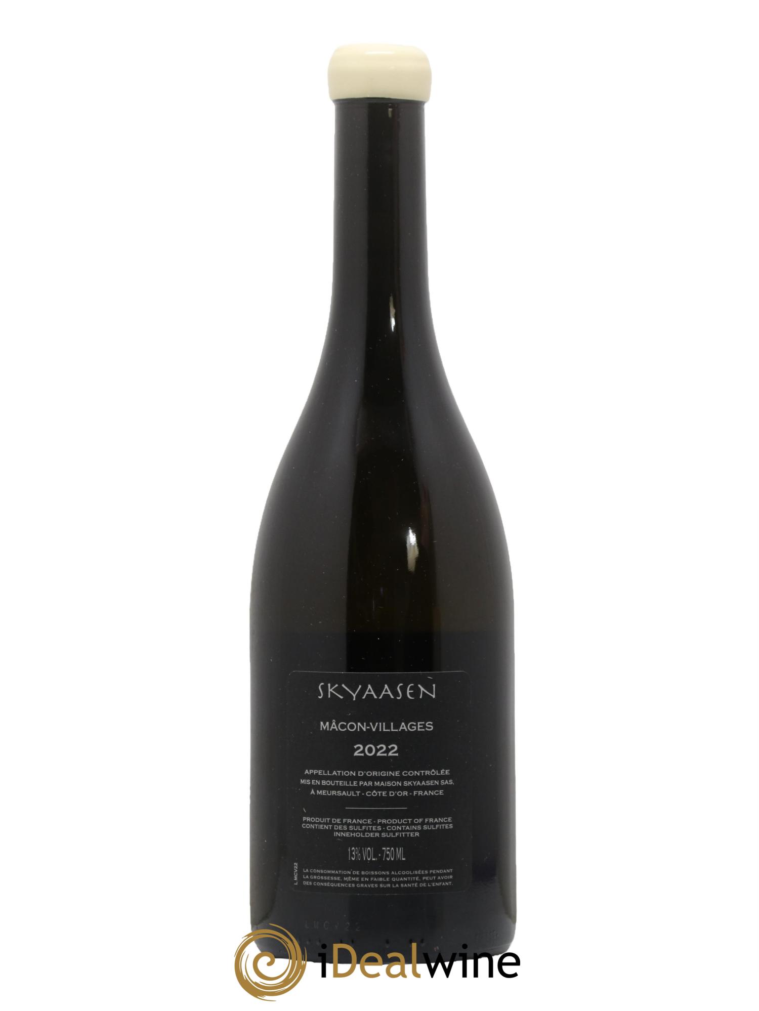Mâcon-Villages Maison Skyaasen 2022 - Lot de 1 bouteille - 1