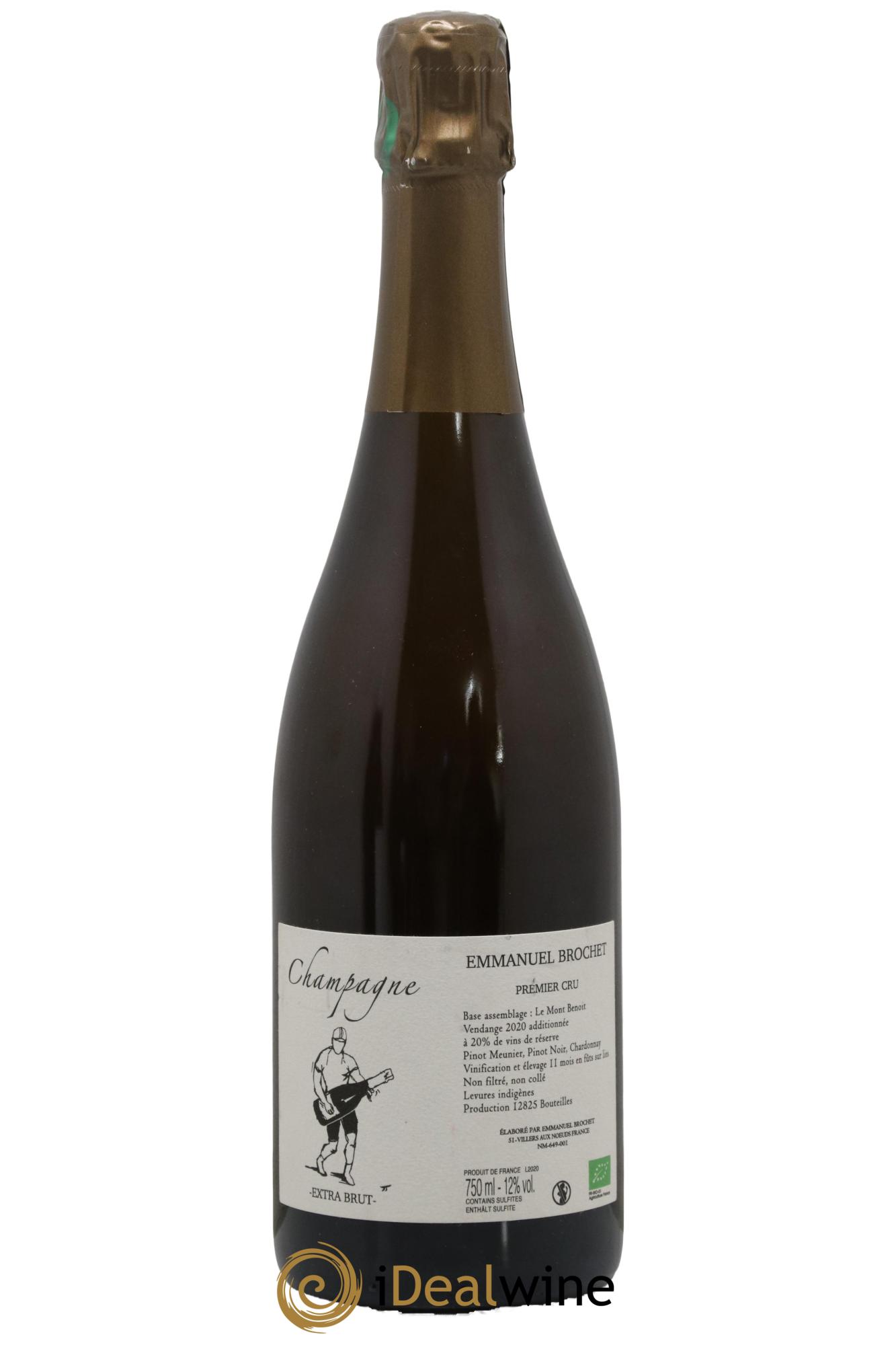 Le Mont Benoit Extra-Brut Emmanuel Brochet - Lot de 1 bouteille - 0