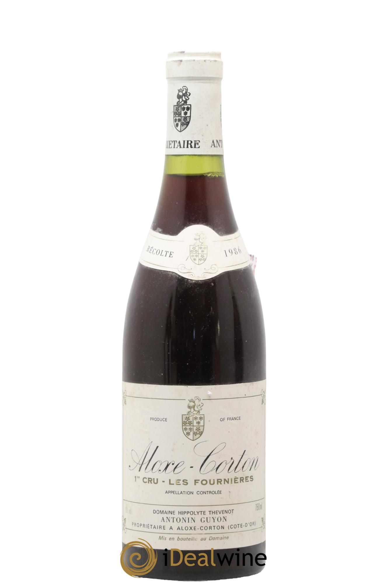 Aloxe-Corton 1er Cru Les Fournieres Antonin Guyon 1986 - Lot of 1 bottle - 0