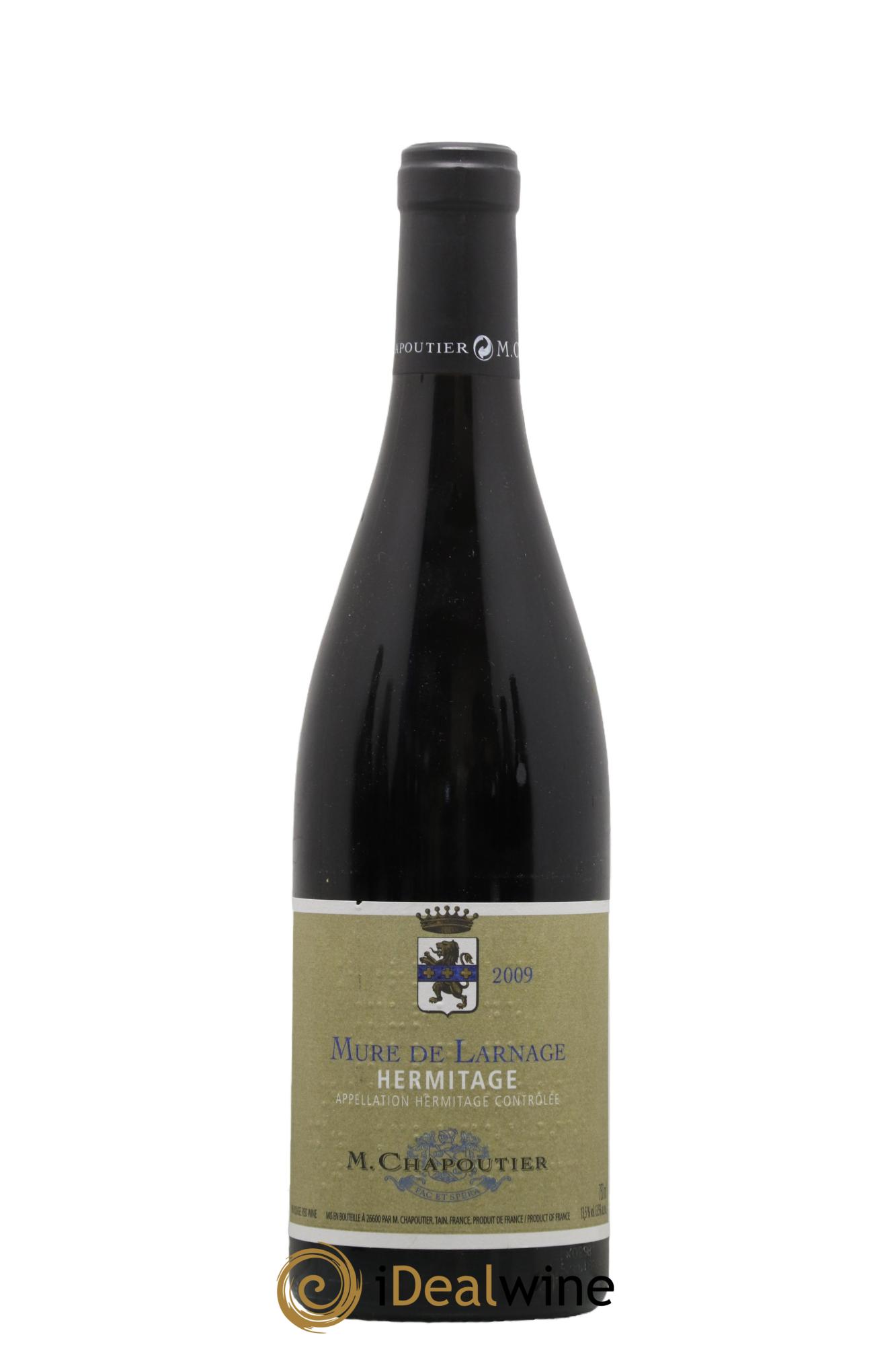 Hermitage Mure de Larnage Chapoutier 2009 - Lot de 1 bouteille - 0
