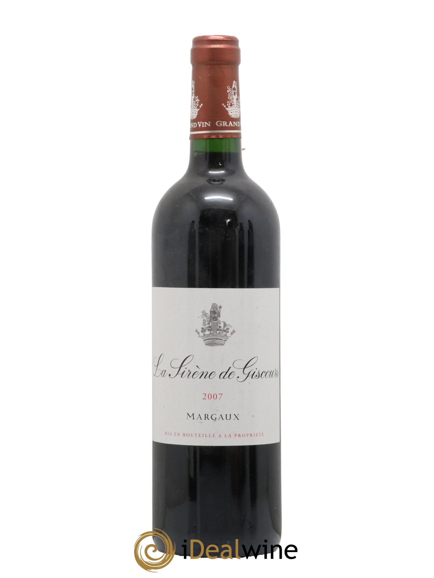 La Sirène de Giscours 2007 - Lot de 1 bouteille - 0