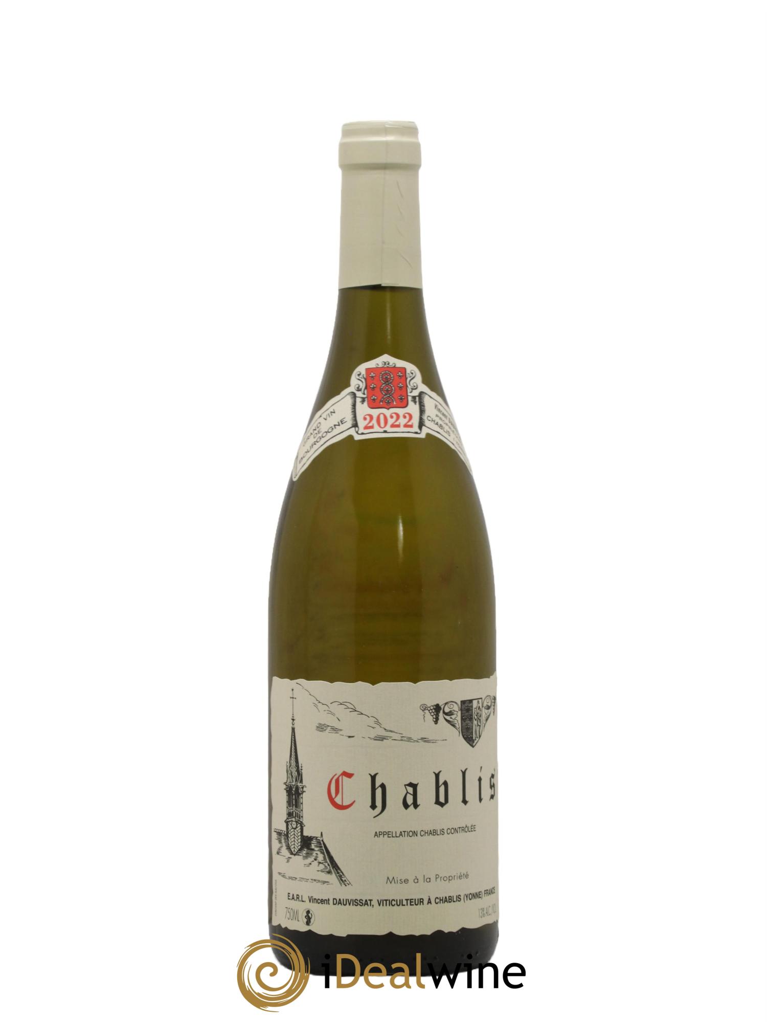 Chablis Vincent Dauvissat (Domaine) 2022 - Lot de 1 bouteille - 0