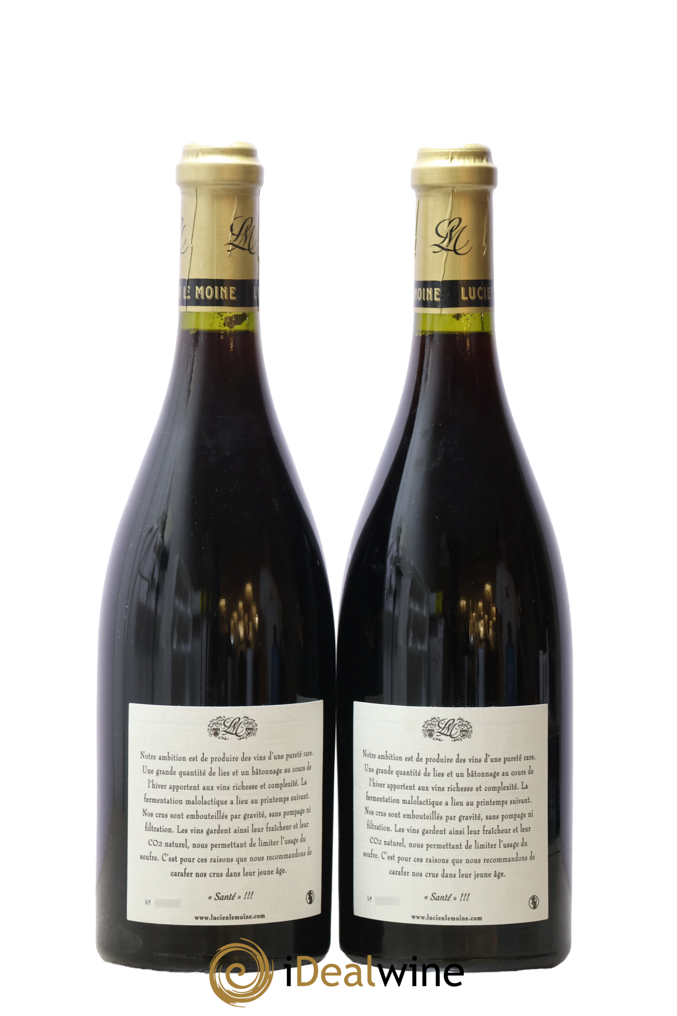 Bonnes-Mares Grand Cru Lucien Le Moine 2008 - Lotto di 2 bottiglie - 1