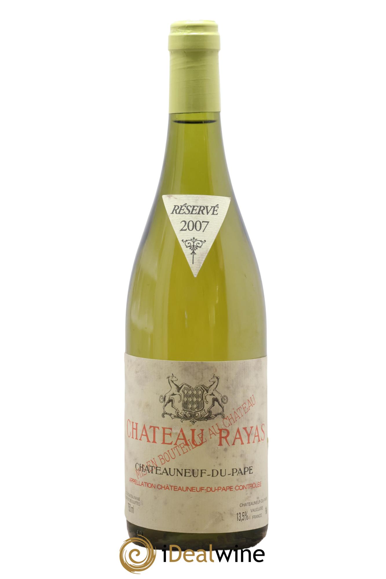 Châteauneuf-du-Pape Château Rayas Emmanuel Reynaud 2007 - Lot de 1 bouteille - 0