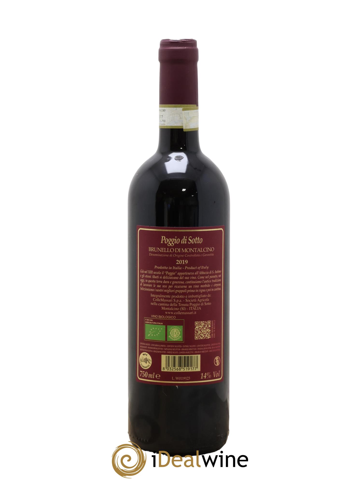 Brunello di Montalcino DOCG Poggio di Sotto 2019 - Lotto di 1 bottiglia - 1