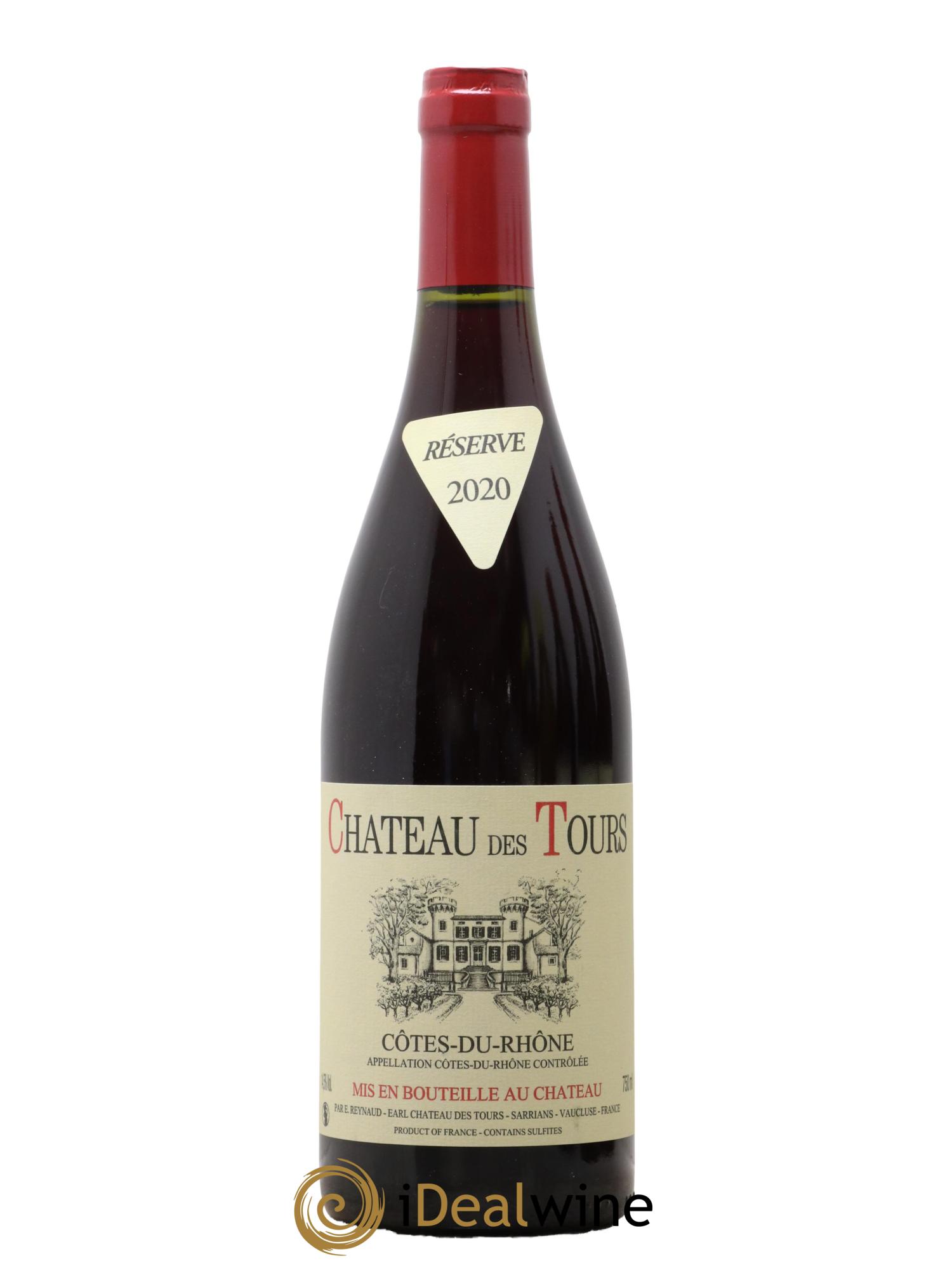 Côtes-du-Rhône Château des Tours Emmanuel Reynaud 2020 - Lot de 1 bouteille - 0