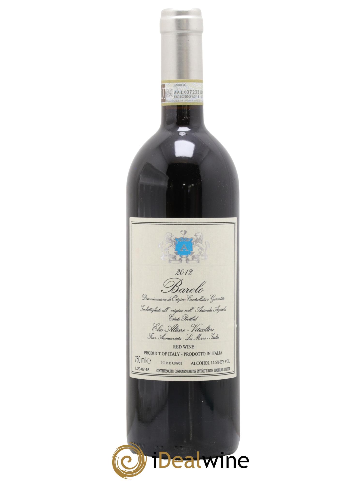 Barolo DOCG Elio Altare 2012 - Posten von 1 Flasche - 0