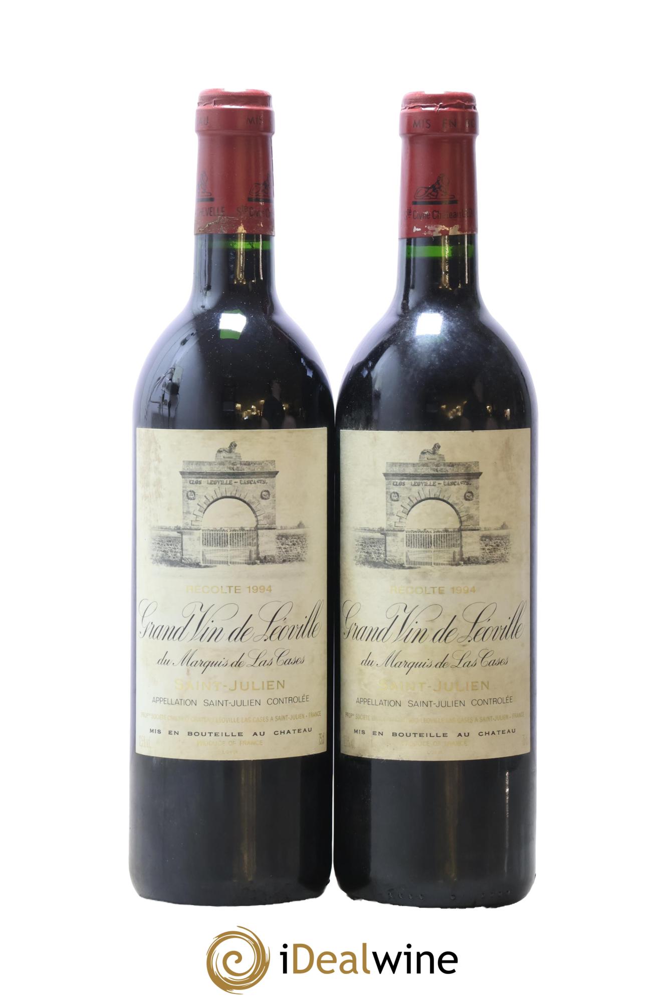 Château Léoville Las Cases 2ème Grand Cru Classé 1994 - Lot of 2 bottles - 0