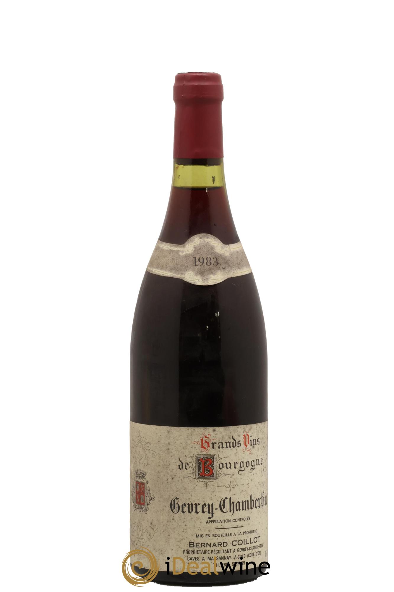 Gevrey-Chambertin Bernard Coillot 1983 - Lot de 1 bouteille - 0
