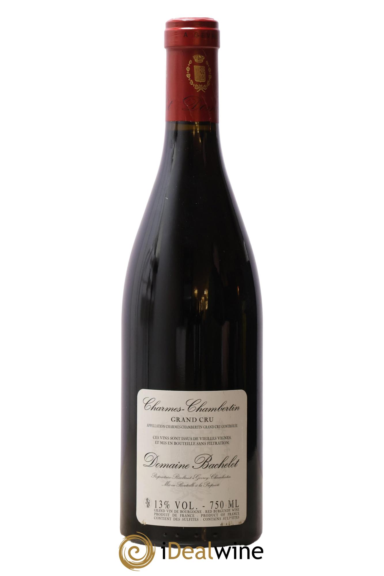 Charmes-Chambertin Grand Cru Vieilles Vignes Denis Bachelet (Domaine) 2017 - Lot de 1 bouteille - 1