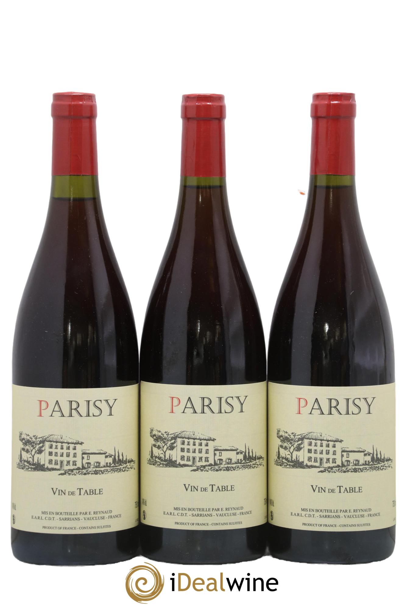 Vin de Table Parisy Emmanuel Reynaud 2019 - Lot of 3 bottles - 0