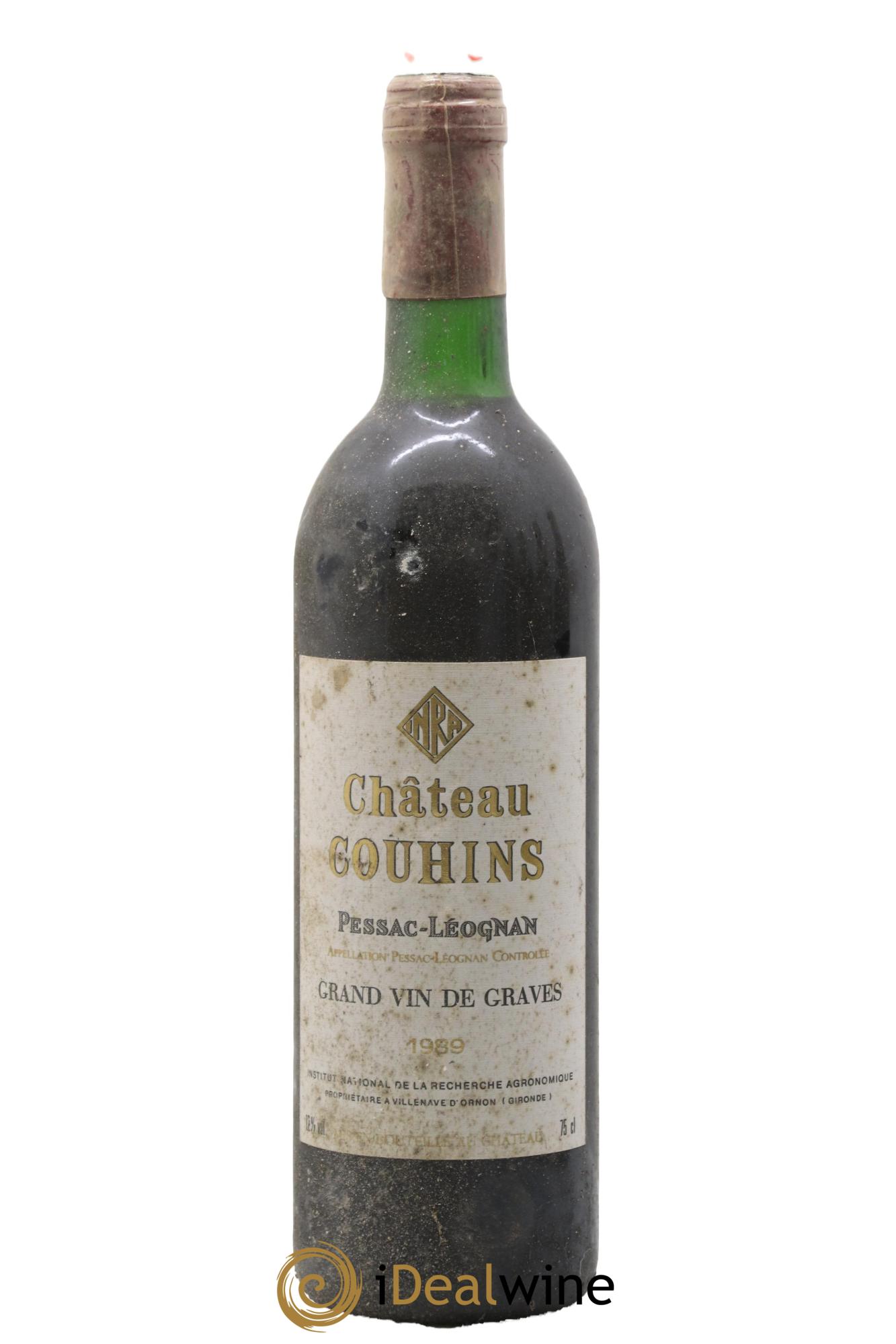 Château Couhins 1989 - Lot de 1 bouteille - 0