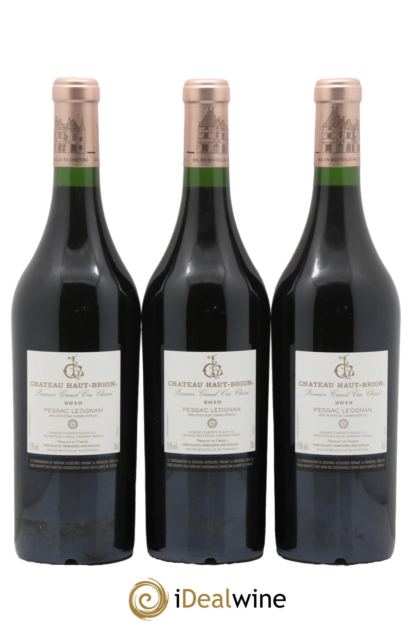 Château Haut Brion 1er Grand Cru Classé  2019 - Lot de 6 bouteilles - 4